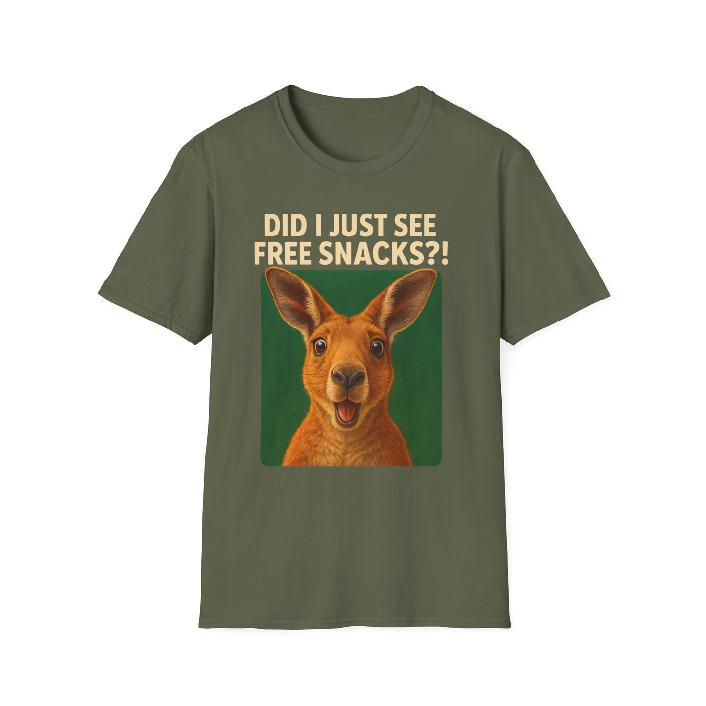 Playful Kangaroo Graphic T-Shirt, Funny Animal Tee, Unisex Humor Shirt, Casual Outfit, Gift for Animal Lovers