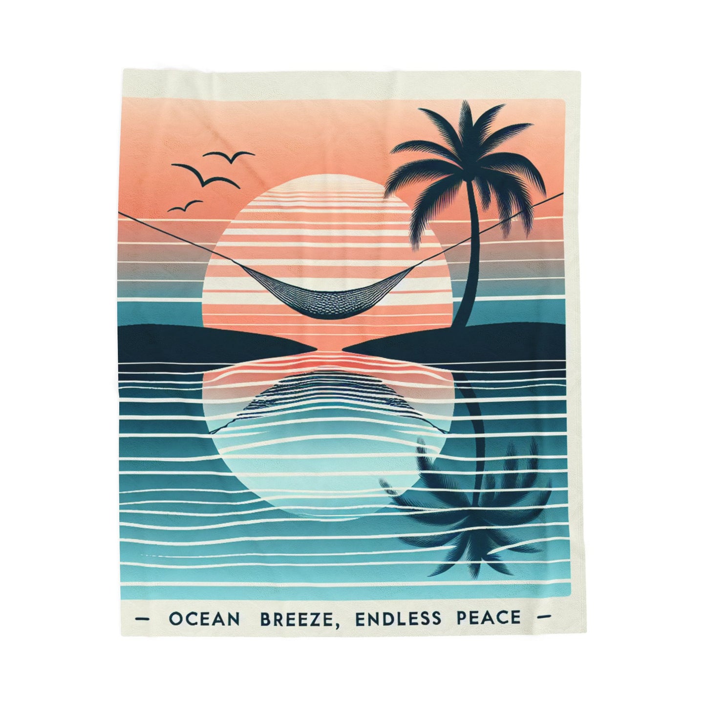 Velveteen Plush Blanket Tropical soul