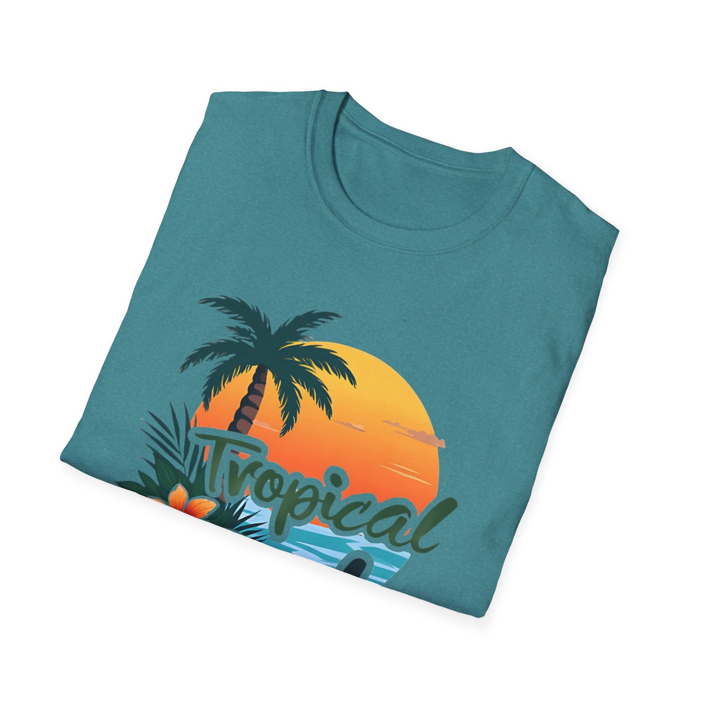 Tropical Soul T-Shirt | Relaxed Beach Vibe | Perfect Gift for Vacationers, Summer Parties, Beach Lovers, and Tropical Getaways