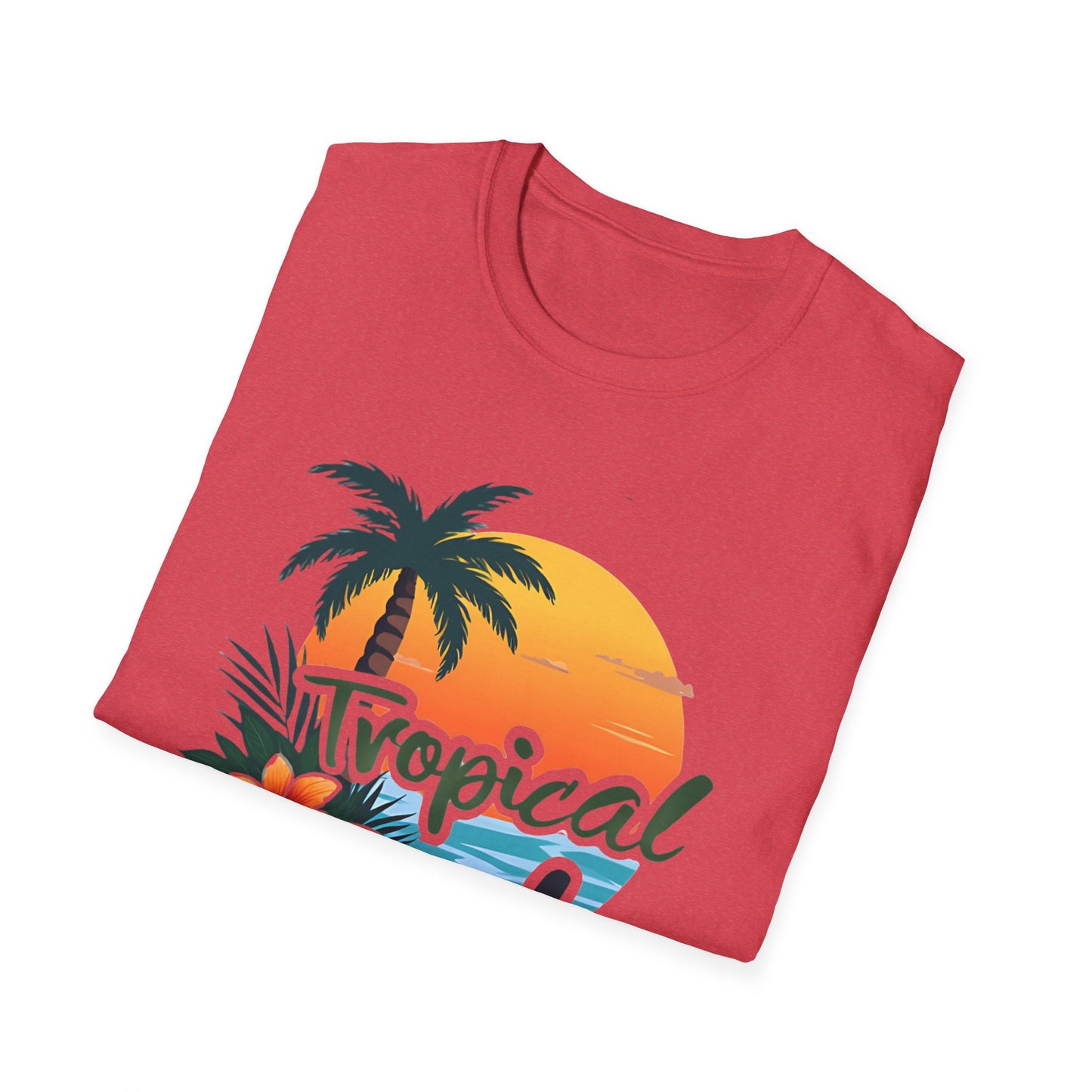 Tropical Soul T-Shirt | Relaxed Beach Vibe | Perfect Gift for Vacationers, Summer Parties, Beach Lovers, and Tropical Getaways