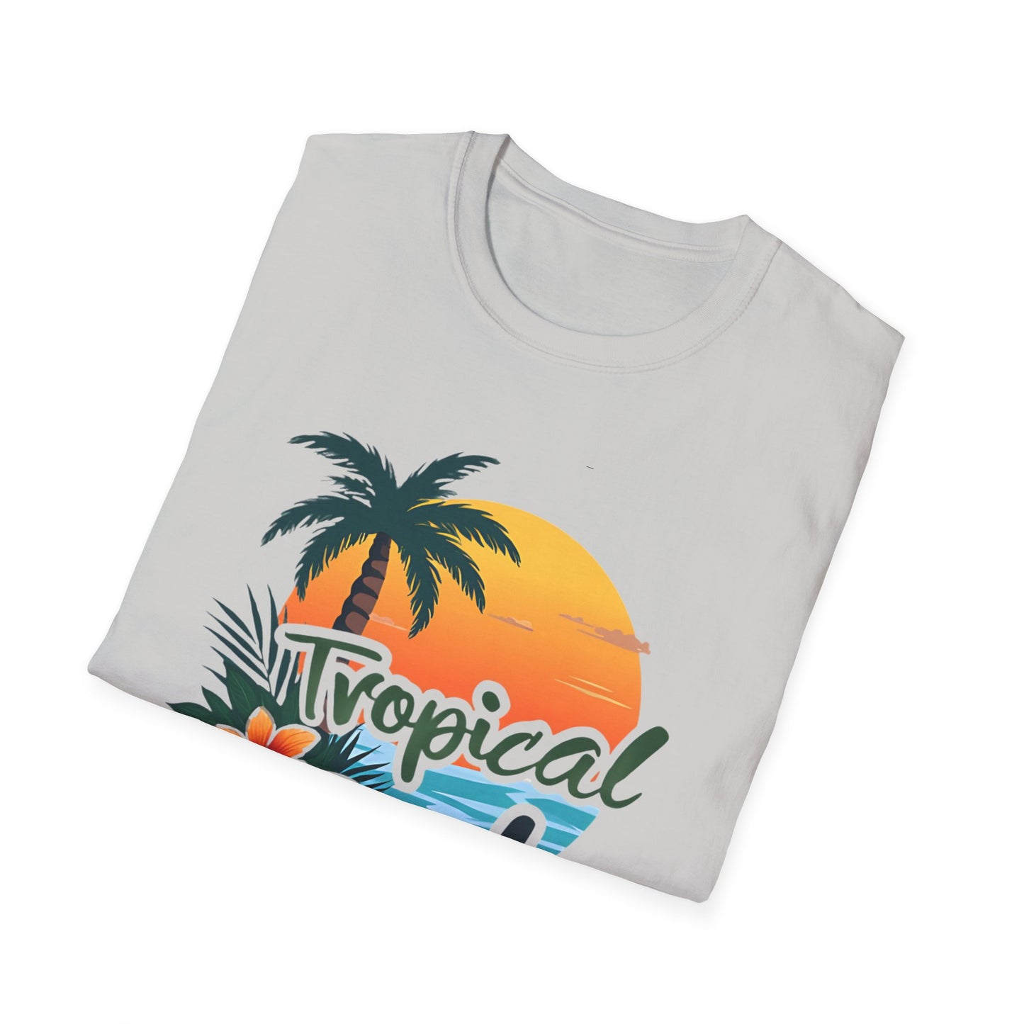 Tropical Soul T-Shirt | Relaxed Beach Vibe | Perfect Gift for Vacationers, Summer Parties, Beach Lovers, and Tropical Getaways