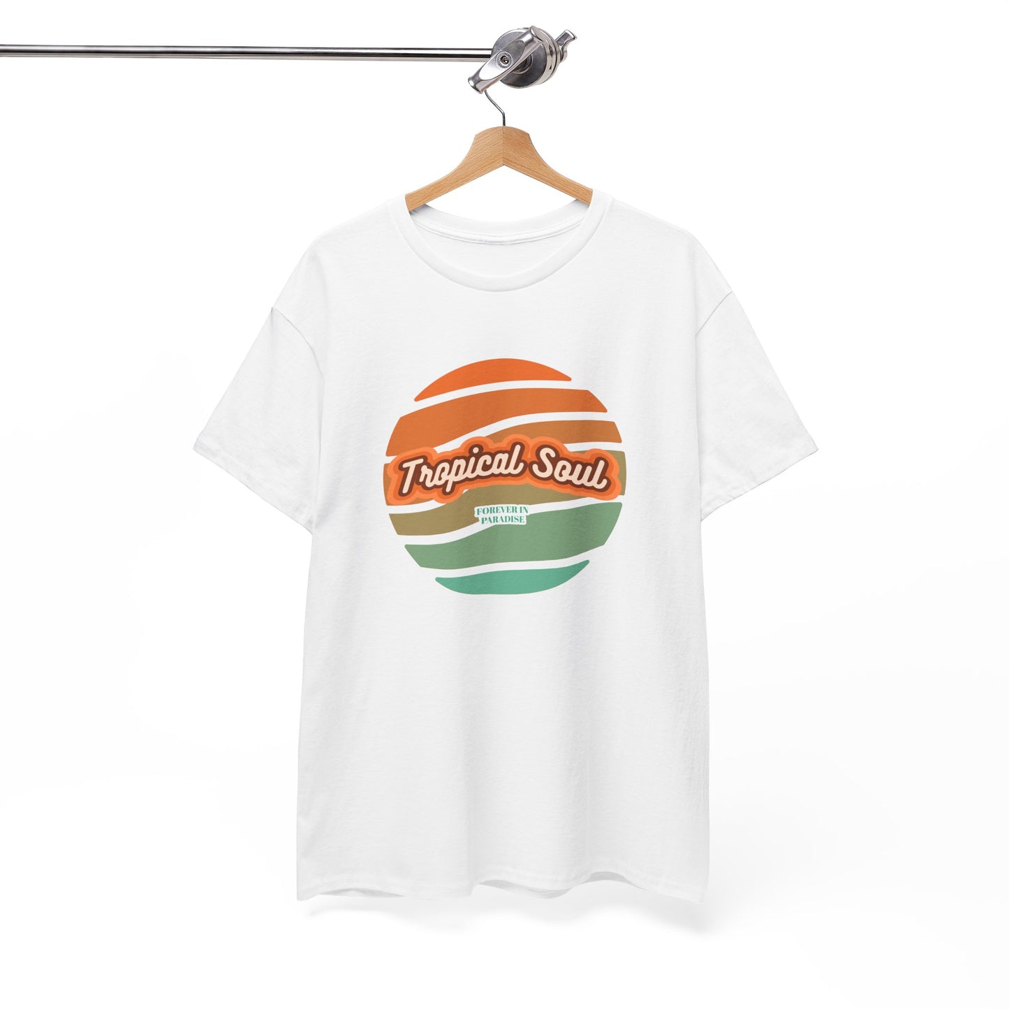 Unisex Heavy Cotton Tee. Tropical soul