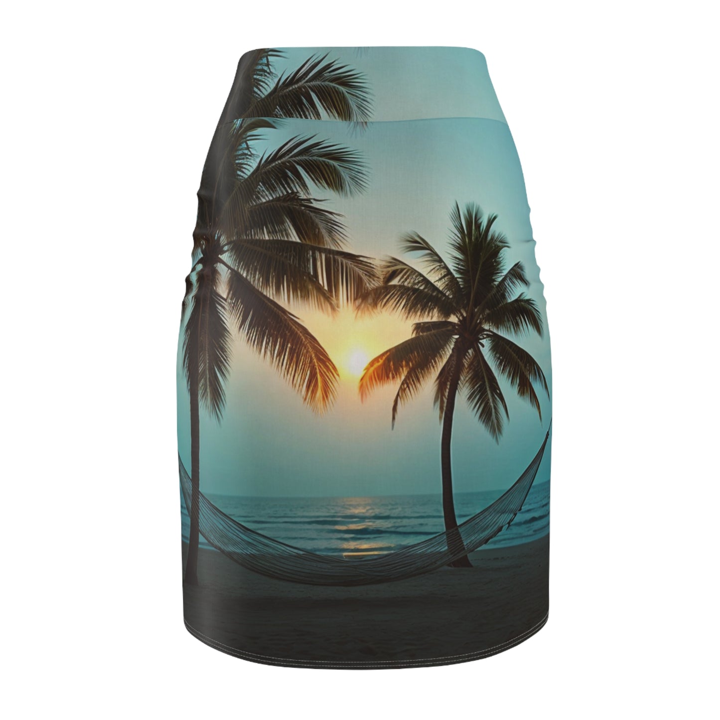 Women's Pencil Skirt (AOP). Tropical soul