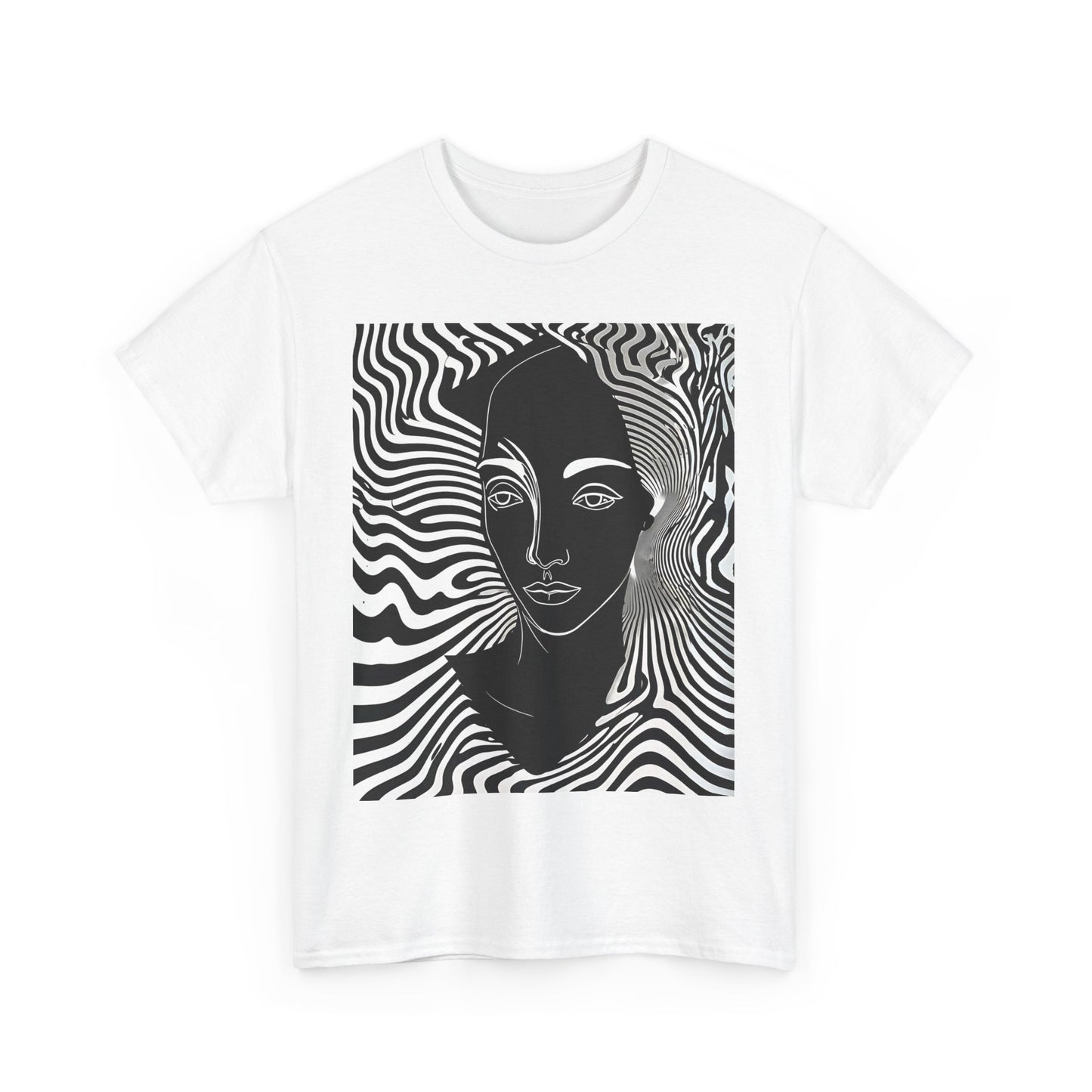 Stylish Graphic Tee for Art Lovers | Unisex Heavy Cotton Tee, Fashion Statement, Unique Gift, Everyday Wear, Trendy Apparel, Artistic Design