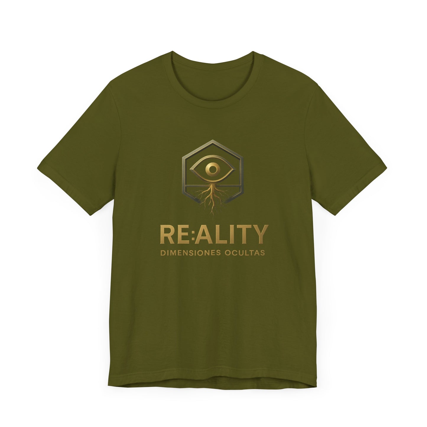 Mystical Eye Graphic Tee, Unisex Jersey Short Sleeve Tee, Reality Shirt, Gift for Spiritual Seekers, Unique Casual Wear