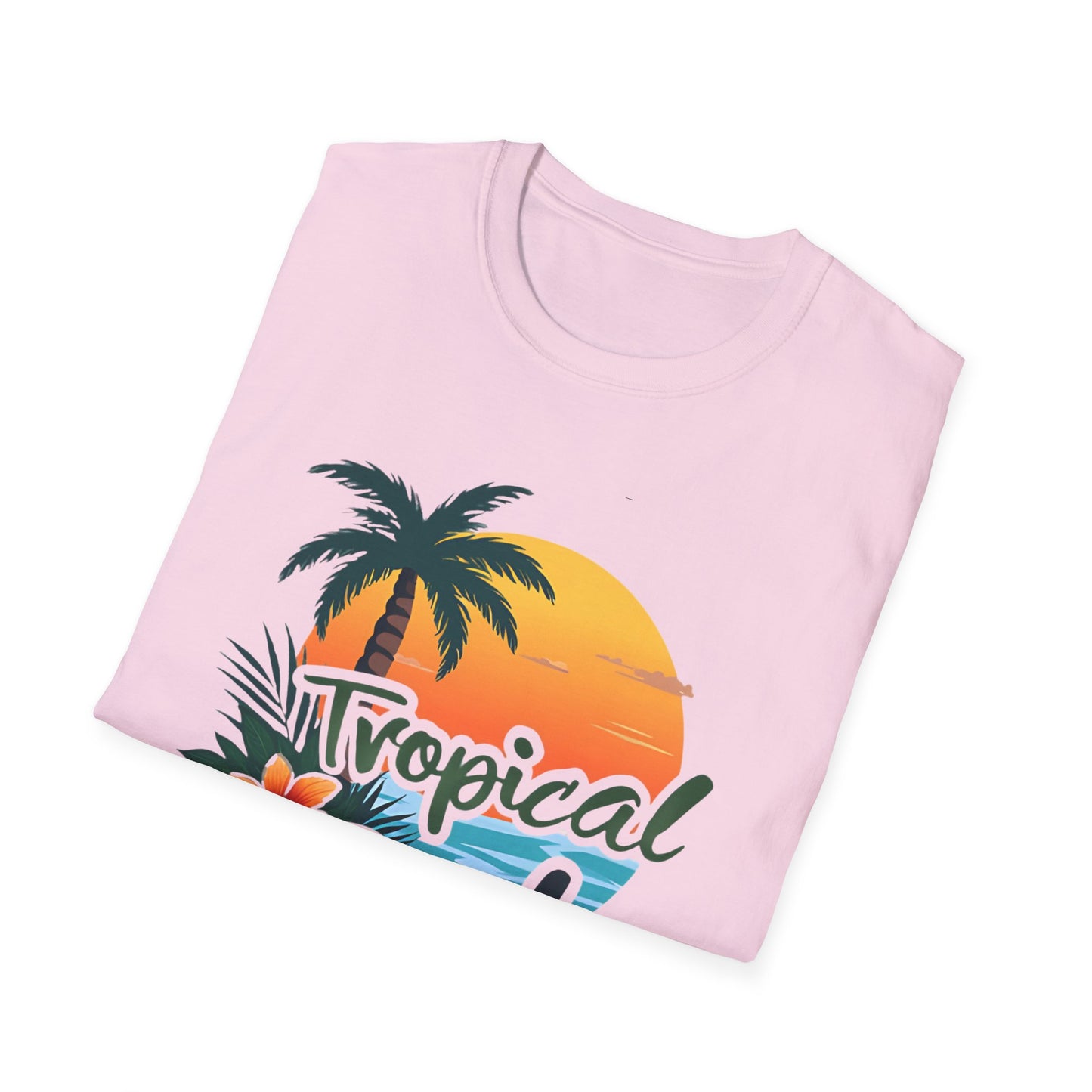 Tropical Soul T-Shirt | Relaxed Beach Vibe | Perfect Gift for Vacationers, Summer Parties, Beach Lovers, and Tropical Getaways
