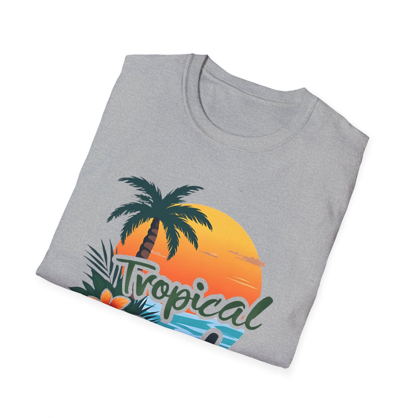 Tropical Soul T-Shirt | Relaxed Beach Vibe | Perfect Gift for Vacationers, Summer Parties, Beach Lovers, and Tropical Getaways