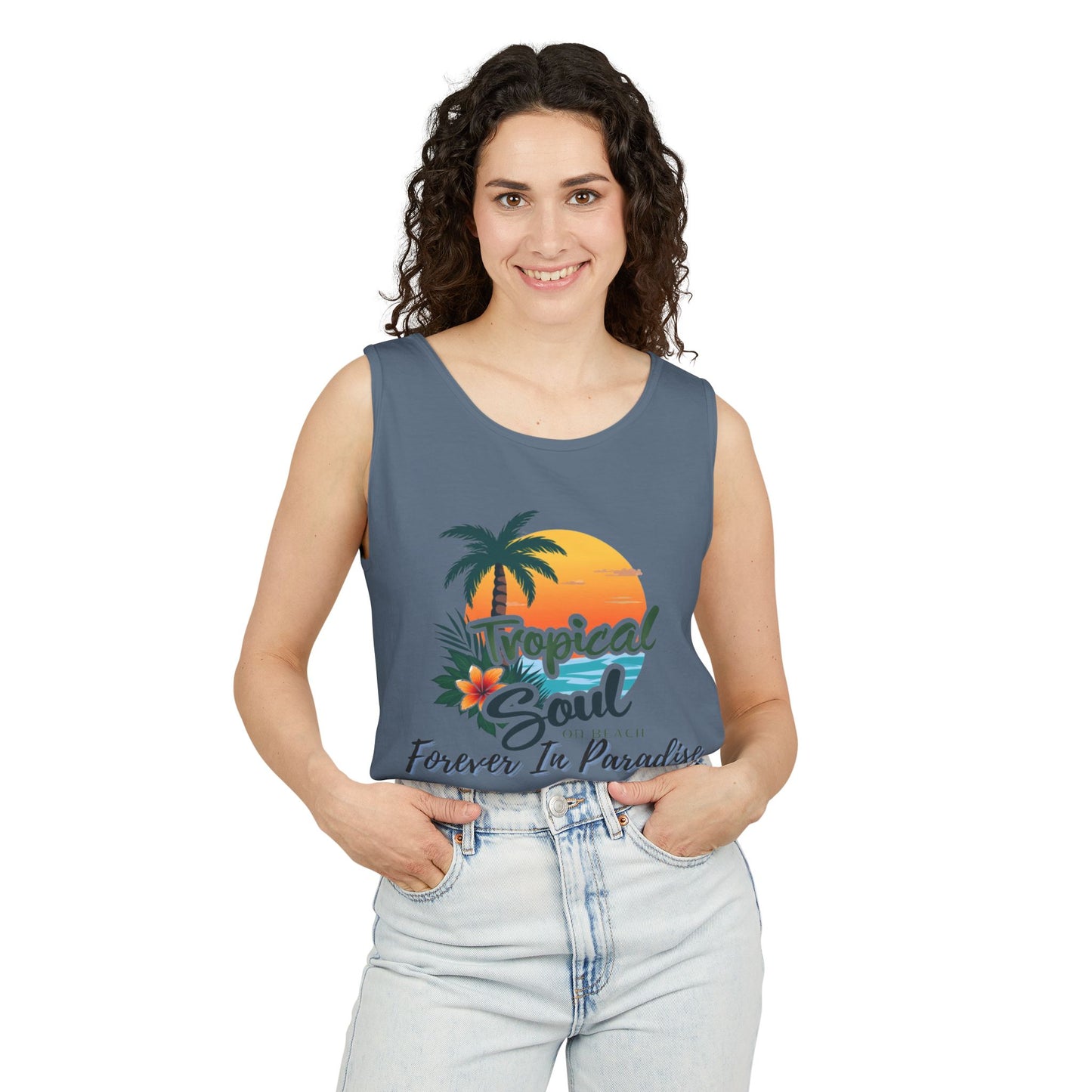 Tropical Soul Tank Top - Forever in Paradise Mood