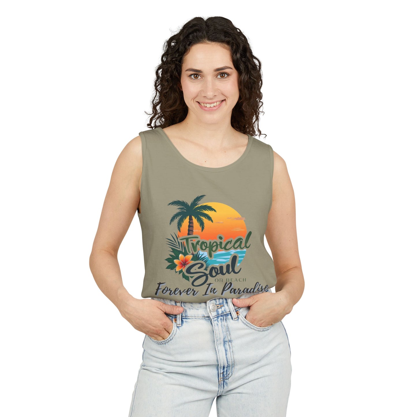 Tropical Soul Tank Top - Forever in Paradise Mood