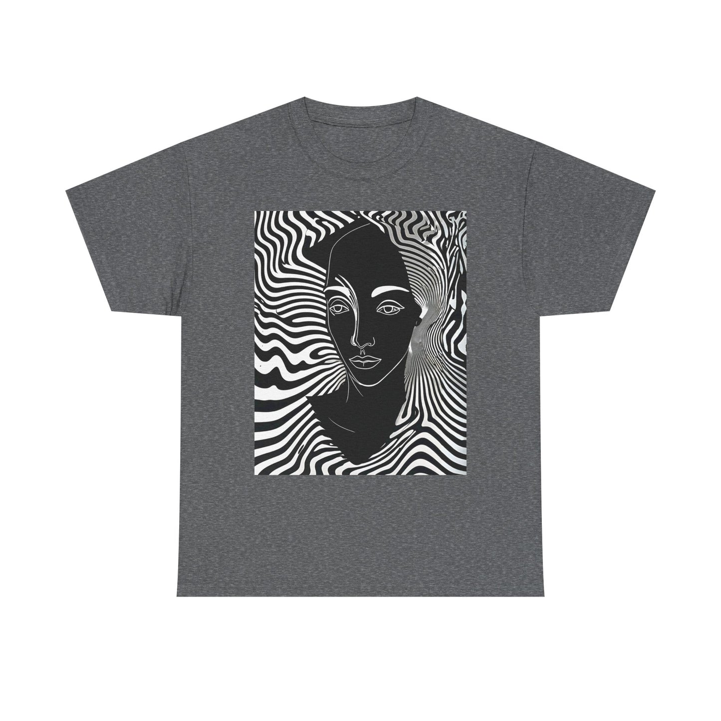 Stylish Graphic Tee for Art Lovers | Unisex Heavy Cotton Tee, Fashion Statement, Unique Gift, Everyday Wear, Trendy Apparel, Artistic Design