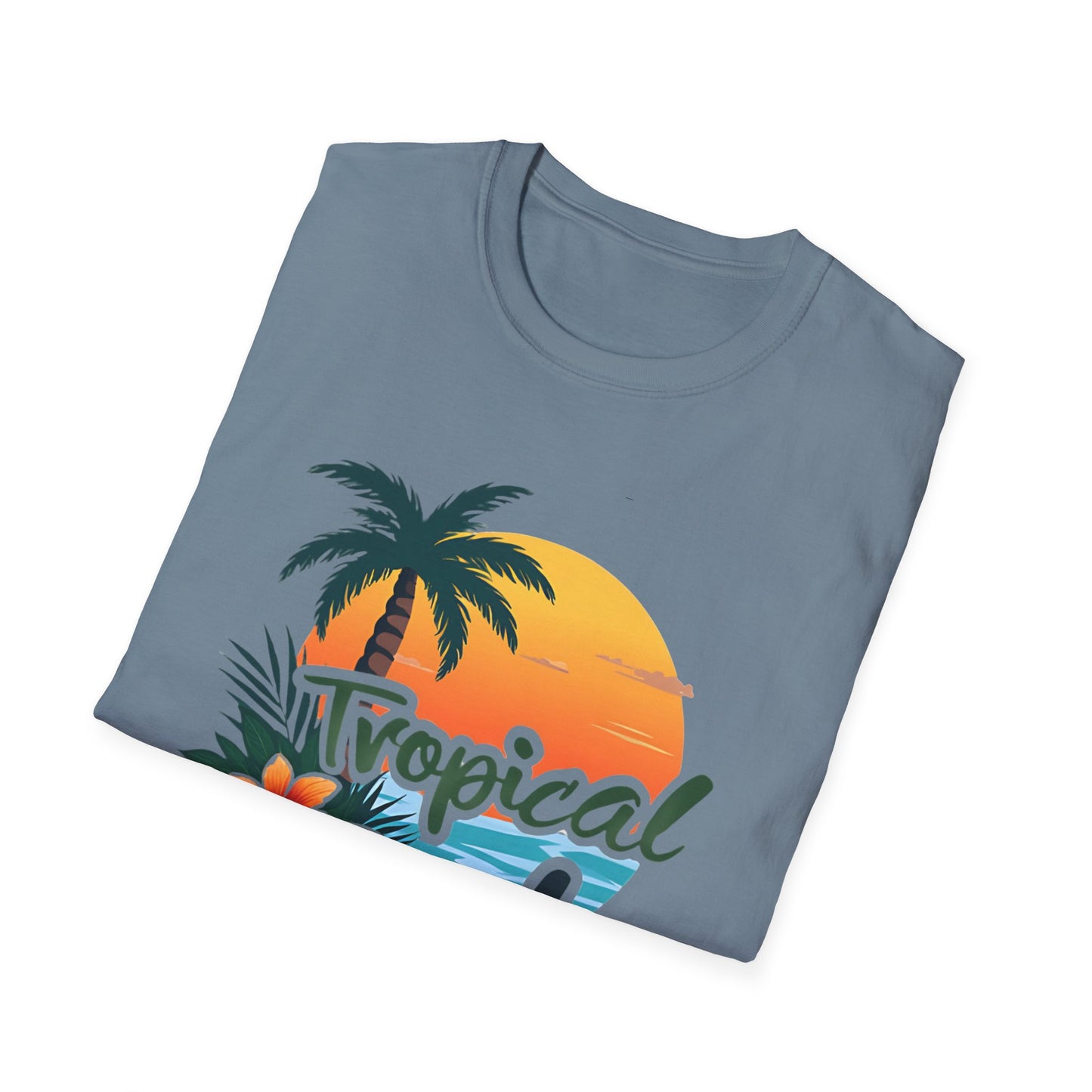 Tropical Soul T-Shirt | Relaxed Beach Vibe | Perfect Gift for Vacationers, Summer Parties, Beach Lovers, and Tropical Getaways