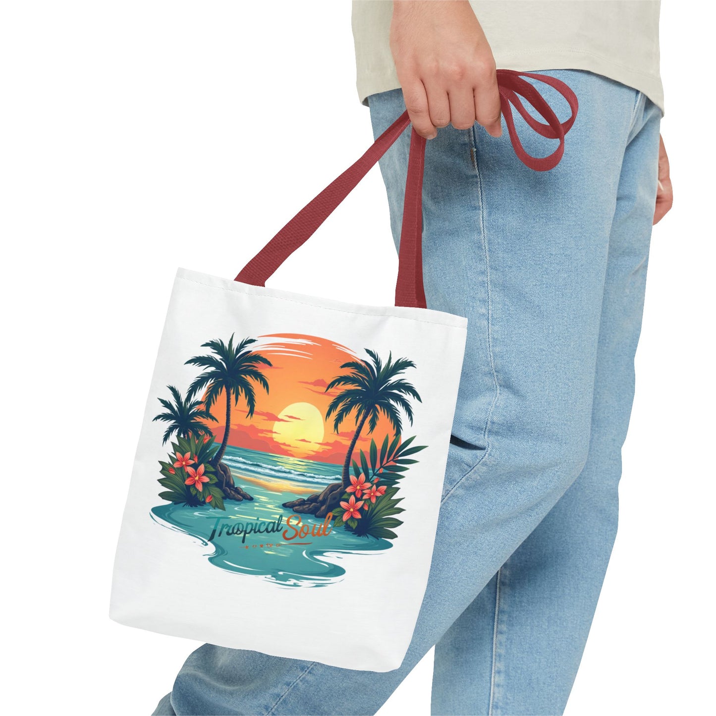 Tote Bag (AOP). Tropical soul