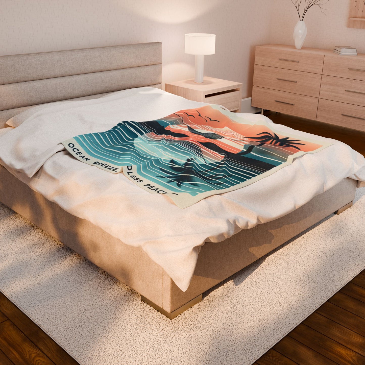 Velveteen Plush Blanket Tropical soul