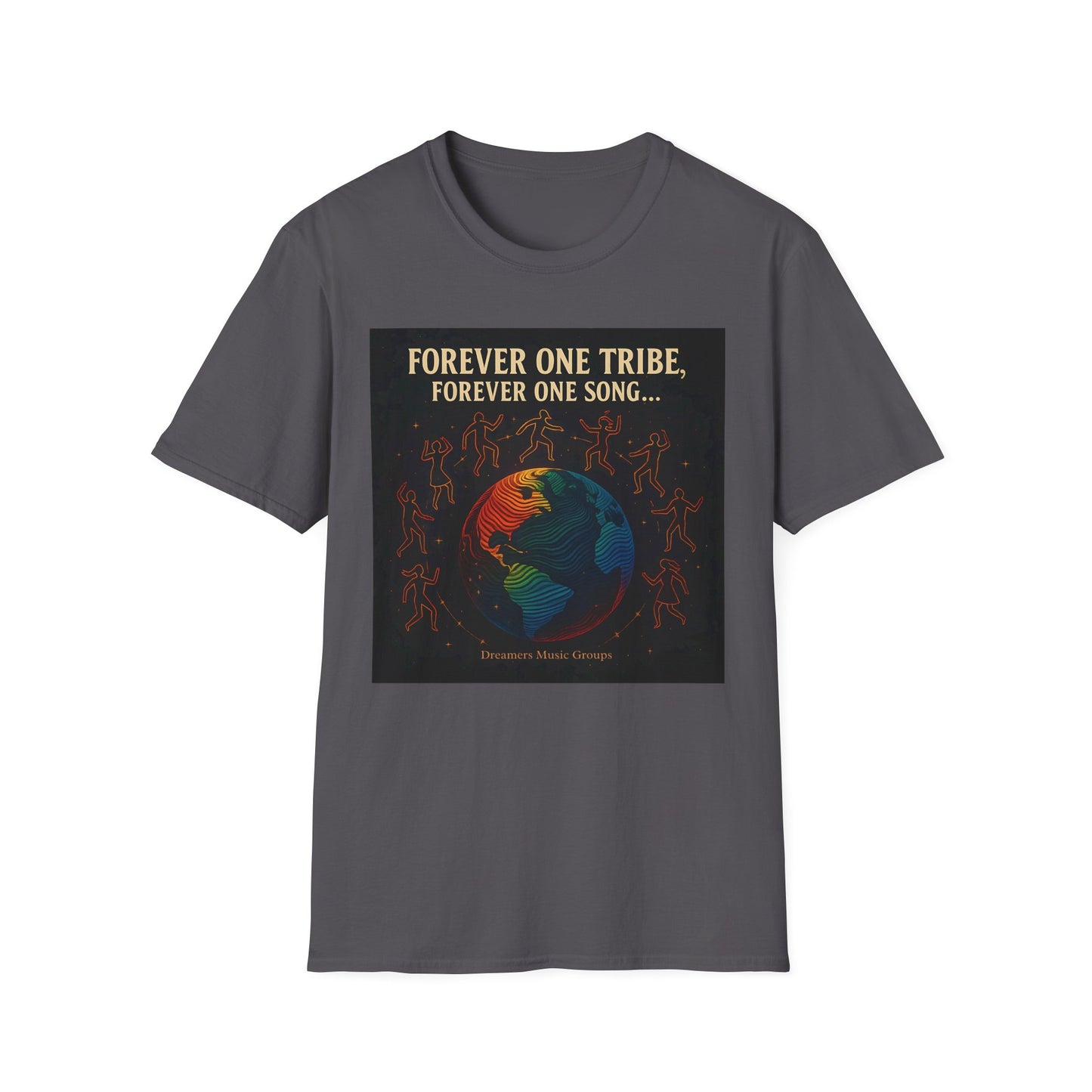 Unity Vibe T-Shirt - Forever One Tribe, Music Lover Gift, Festival Wear, Unisex Tee, Community Spirit Shirt