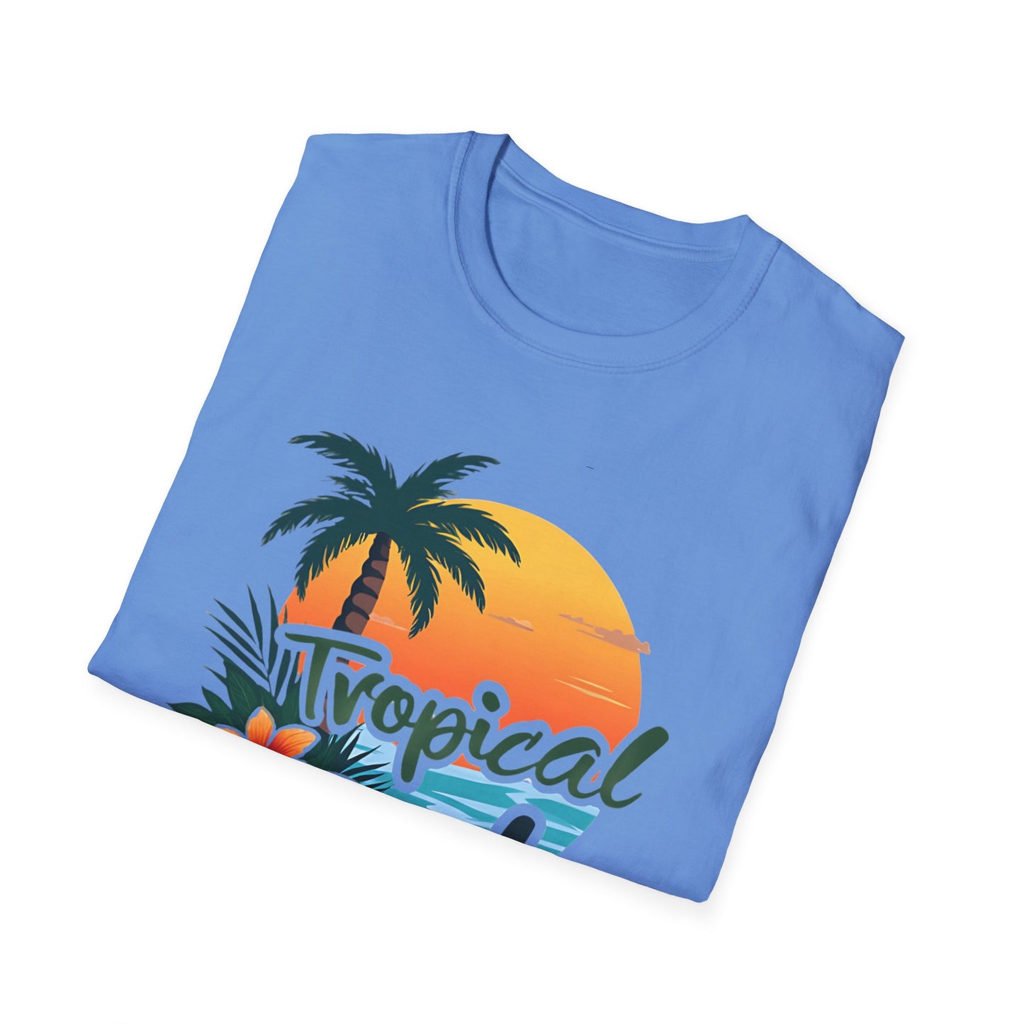 Tropical Soul T-Shirt | Relaxed Beach Vibe | Perfect Gift for Vacationers, Summer Parties, Beach Lovers, and Tropical Getaways