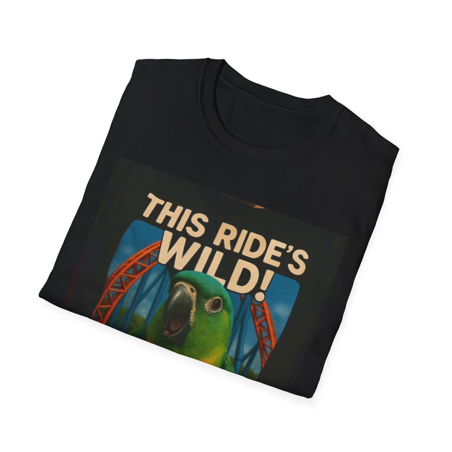 This Ride's Wild Unisex T-Shirt | Fun Adventure Tee for Amusement Park Lovers, Birthday Gift, Vacation Wear, Roller Coaster Enthusiasts