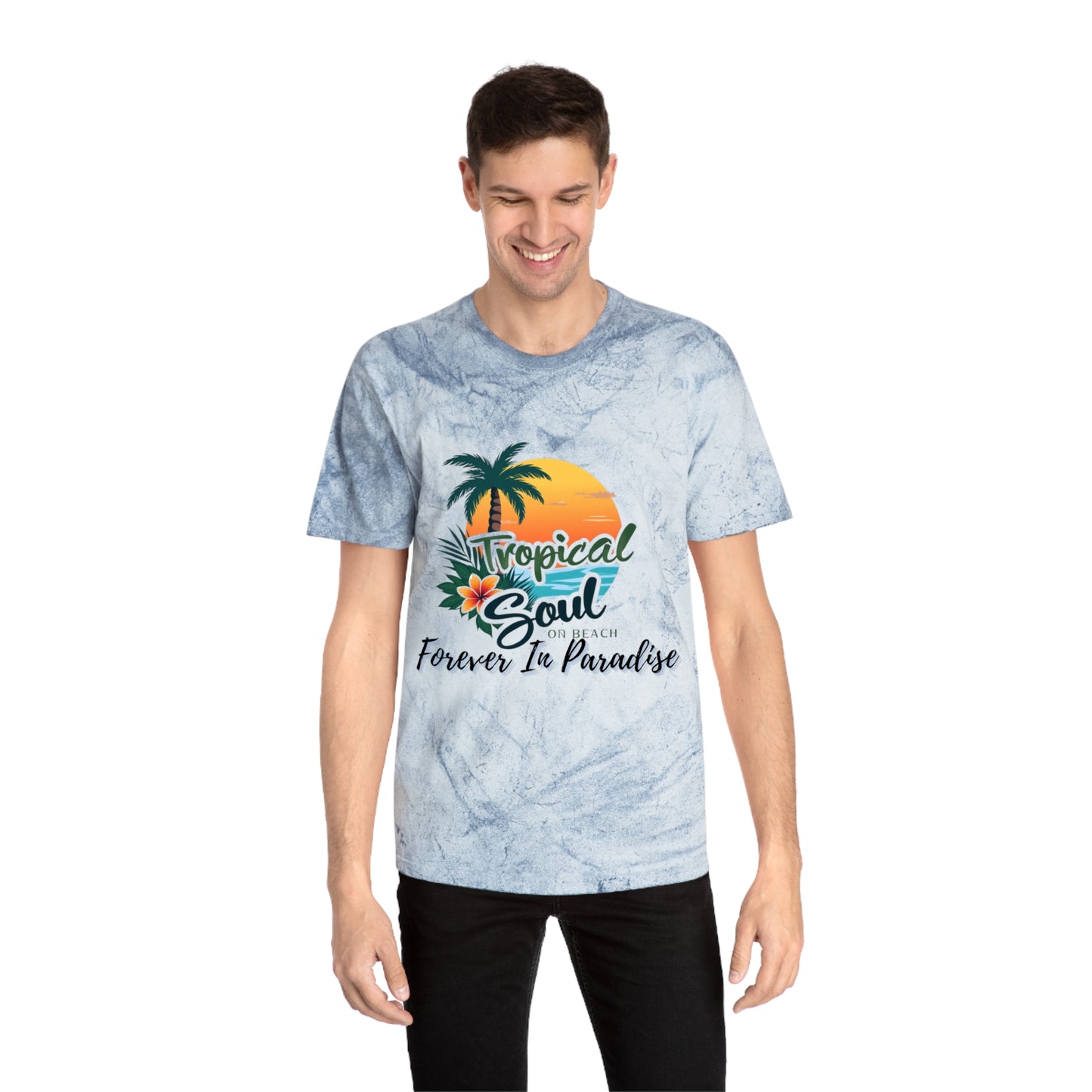Tropical Soul Unisex Color Blast T-Shirt - Forever In Paradise