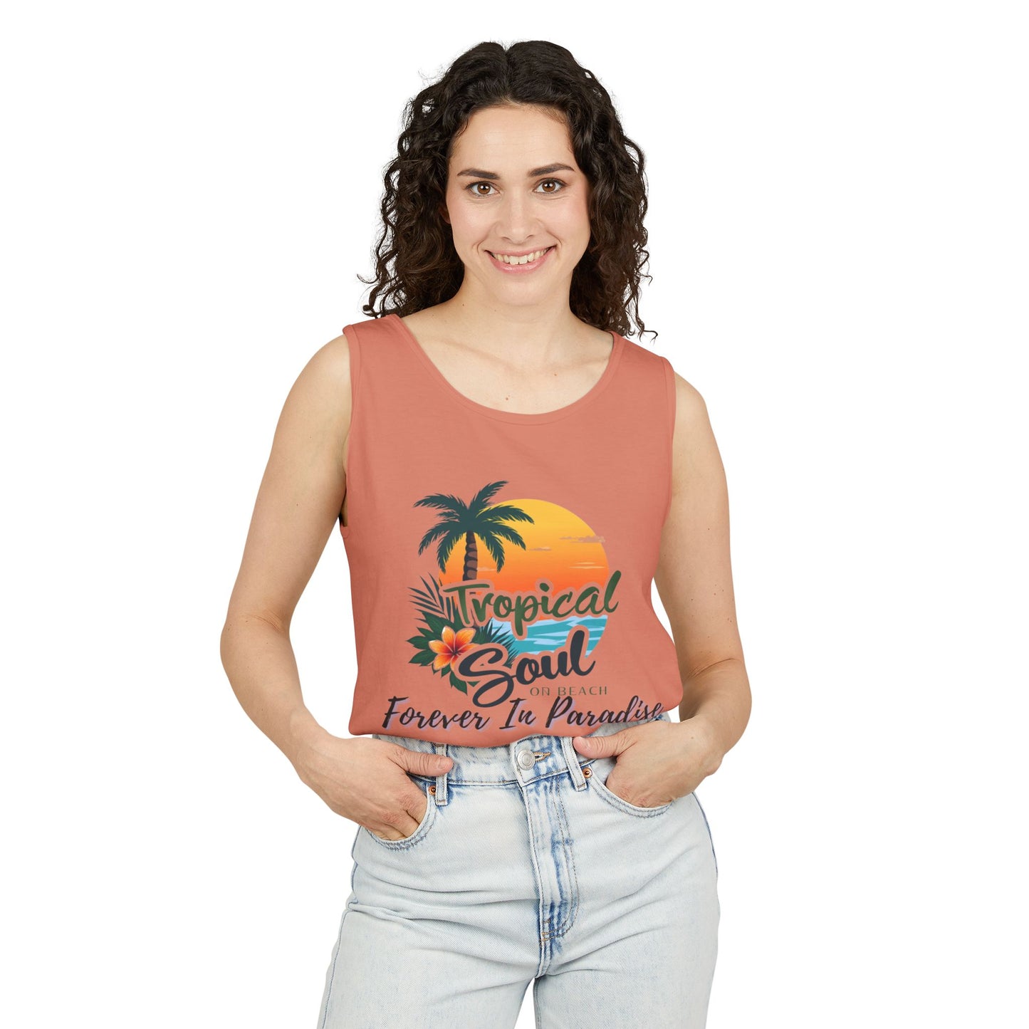Tropical Soul Tank Top - Forever in Paradise Mood
