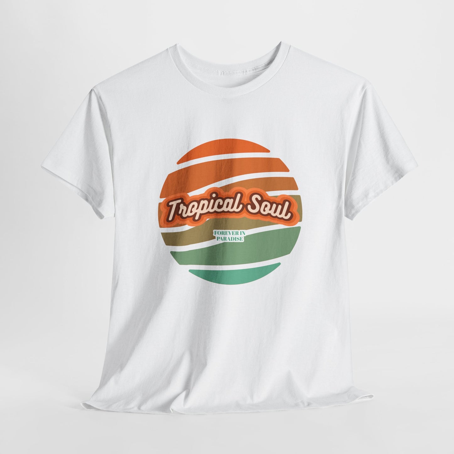 Unisex Heavy Cotton Tee. Tropical soul
