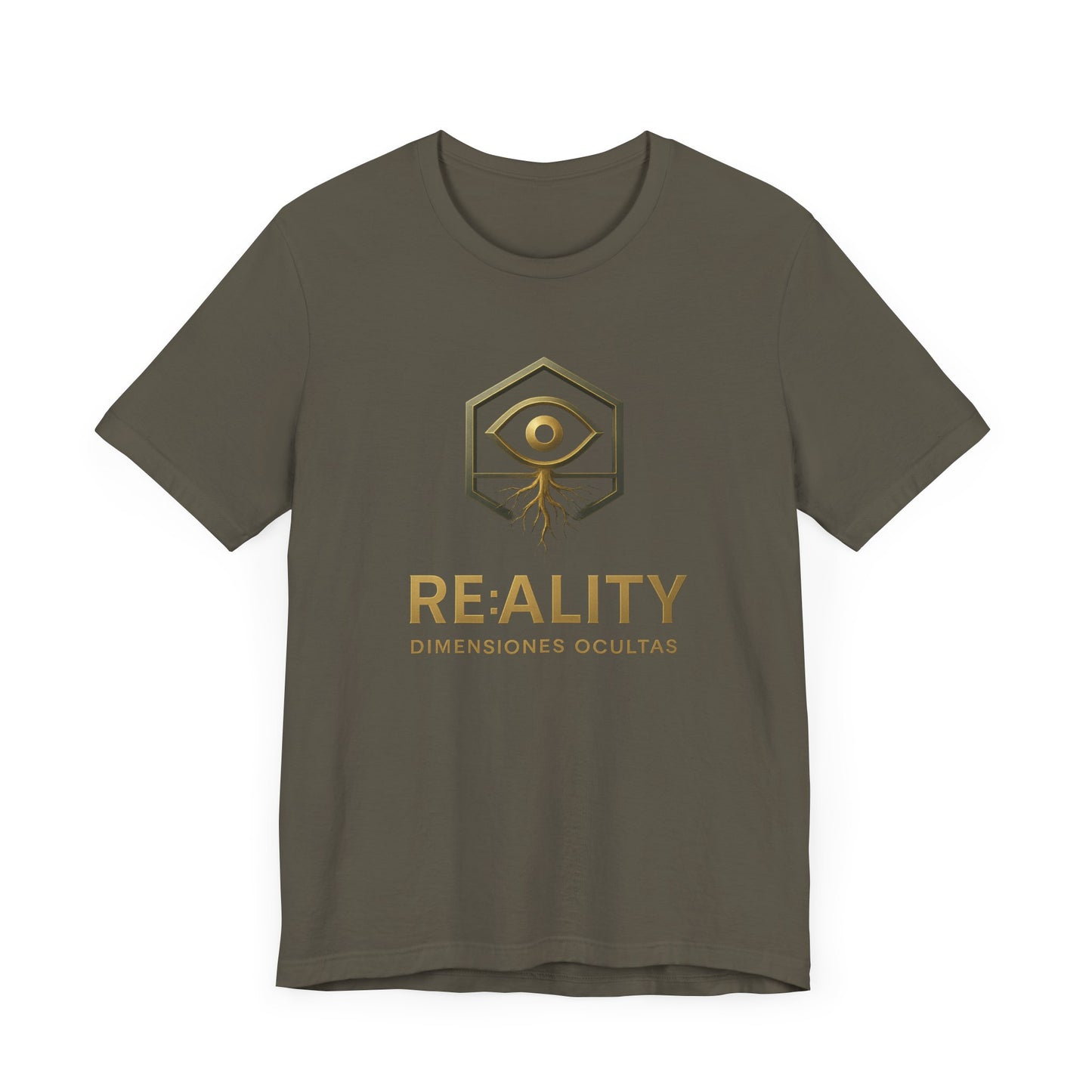 Mystical Eye Graphic Tee, Unisex Jersey Short Sleeve Tee, Reality Shirt, Gift for Spiritual Seekers, Unique Casual Wear