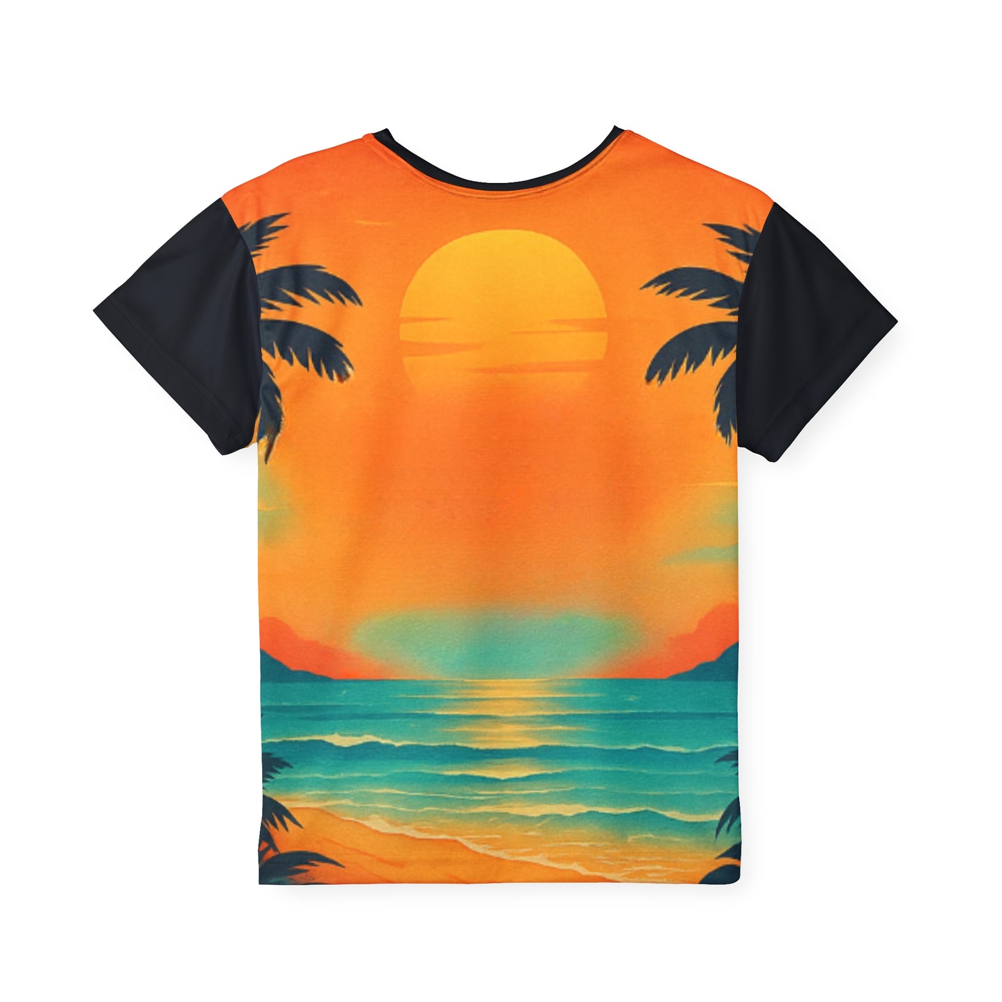 Tropical Beach Kids Jersey, Summer Vacation Shirt, Kids Sportswear, Fun Outdoor Top, Beach Party Gift