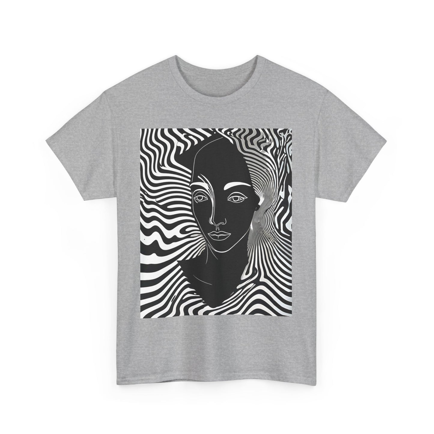 Stylish Graphic Tee for Art Lovers | Unisex Heavy Cotton Tee, Fashion Statement, Unique Gift, Everyday Wear, Trendy Apparel, Artistic Design