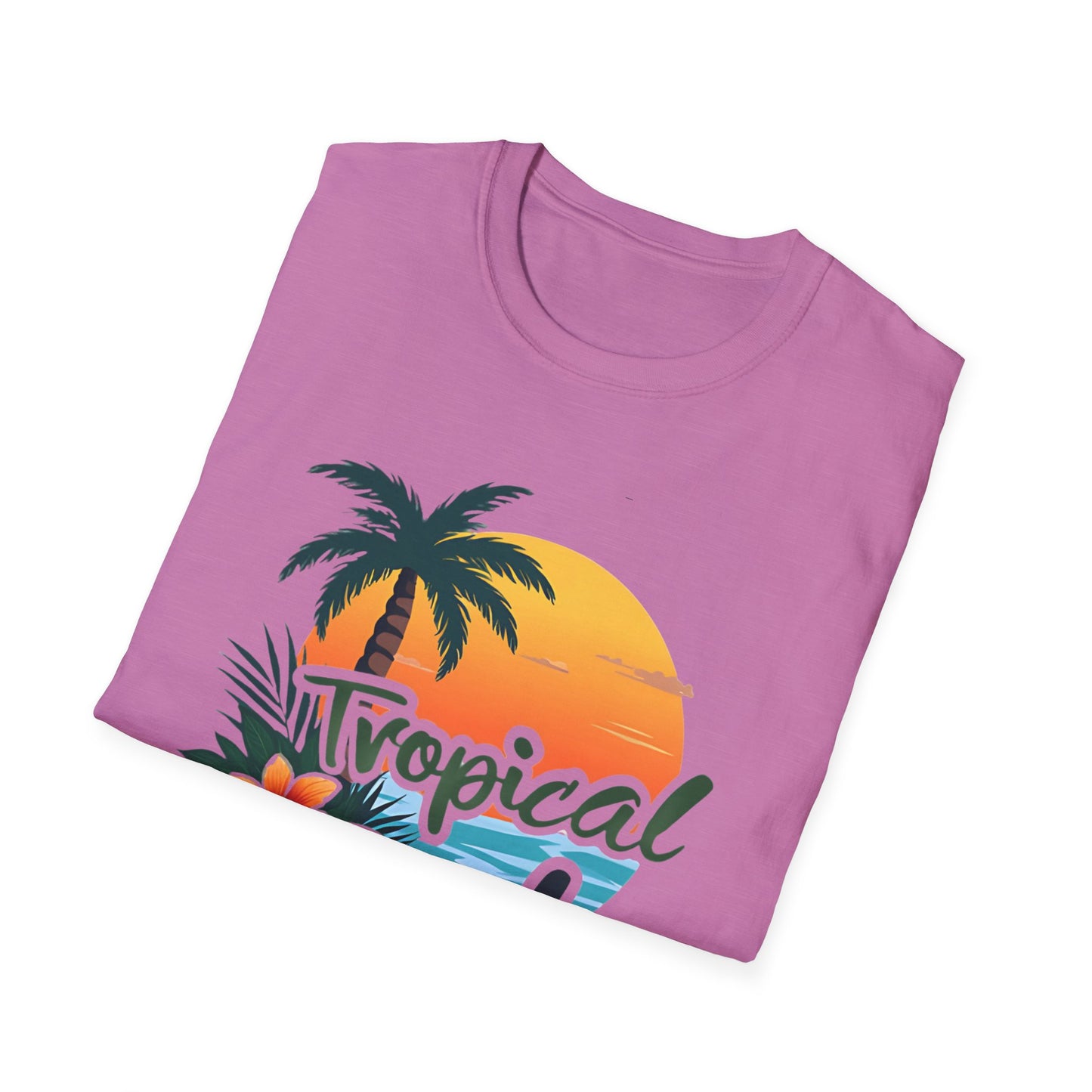 Tropical Soul T-Shirt | Relaxed Beach Vibe | Perfect Gift for Vacationers, Summer Parties, Beach Lovers, and Tropical Getaways