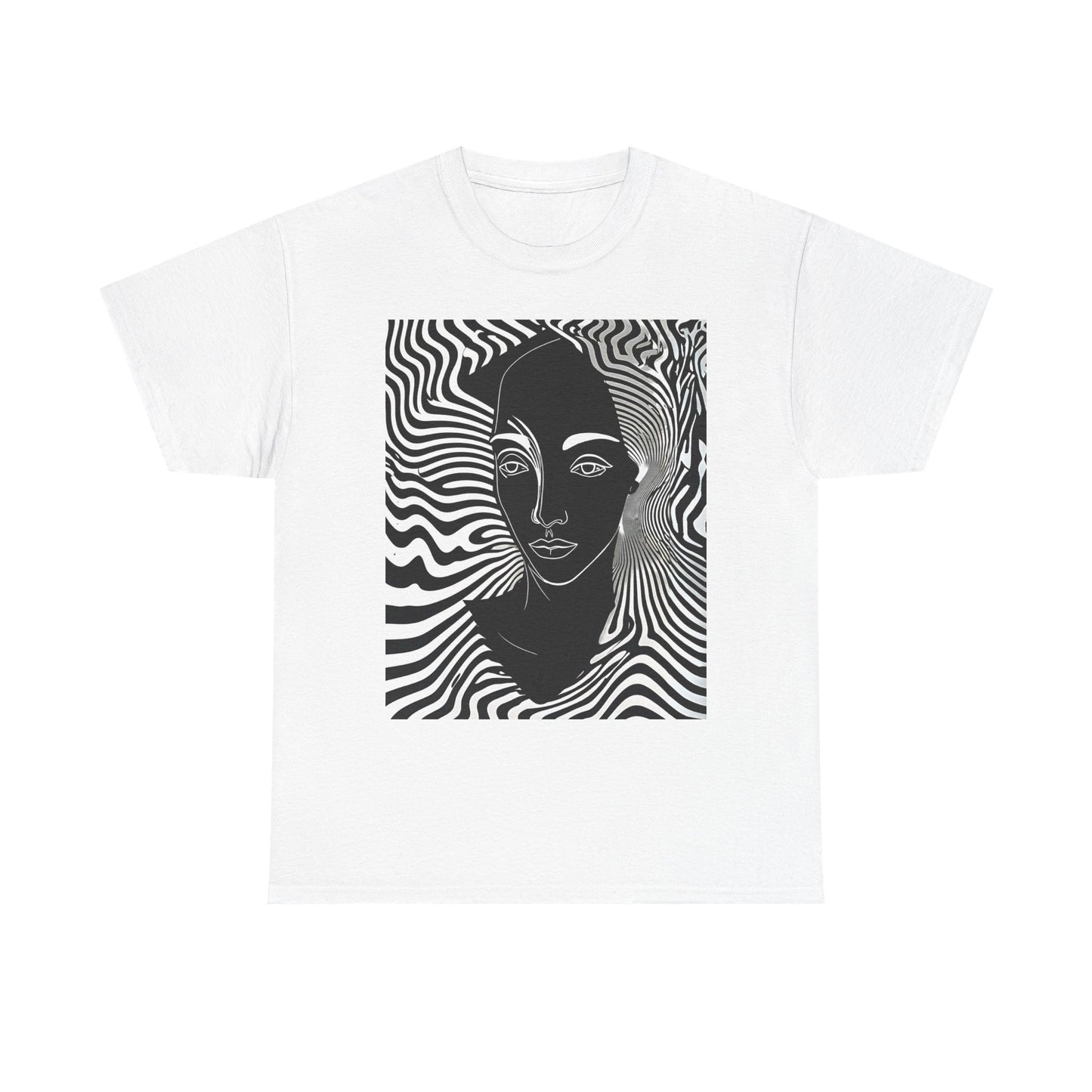 Stylish Graphic Tee for Art Lovers | Unisex Heavy Cotton Tee, Fashion Statement, Unique Gift, Everyday Wear, Trendy Apparel, Artistic Design