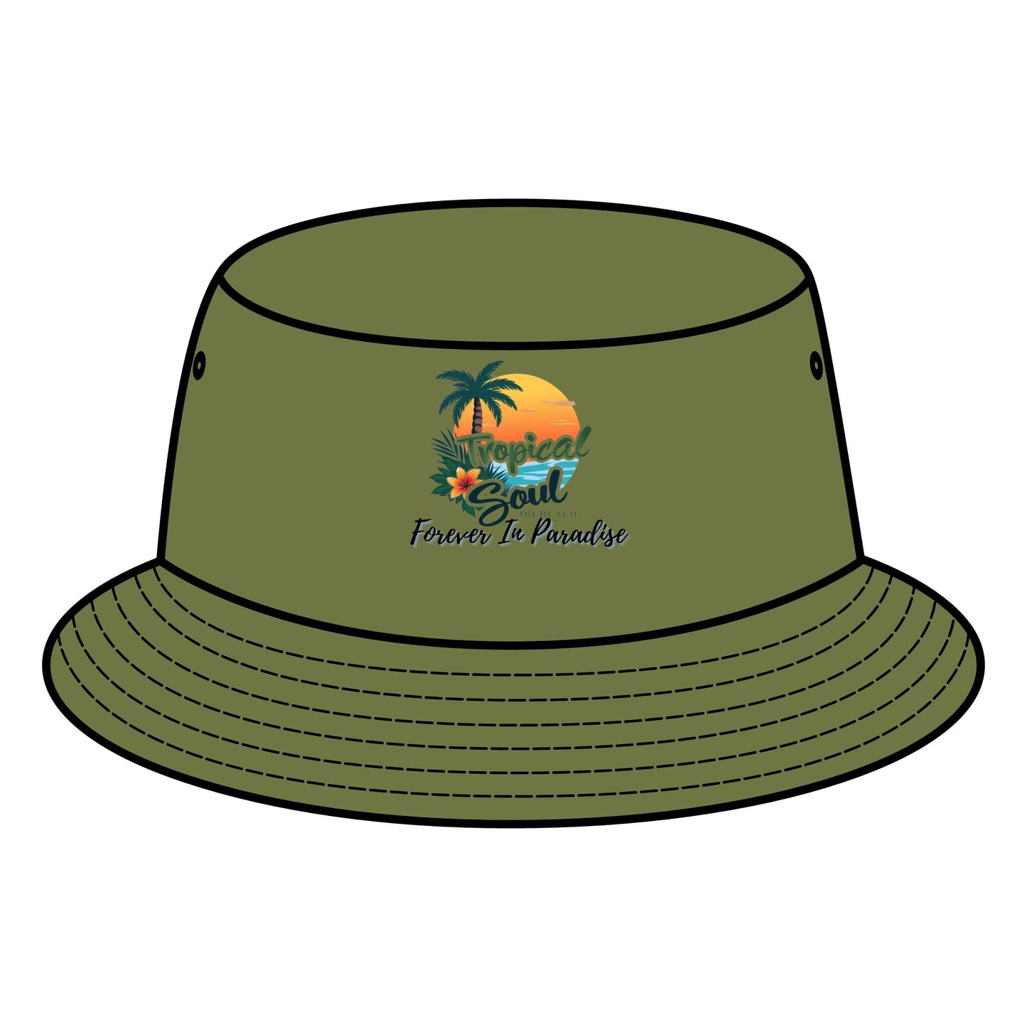 Tropical Bucket Hat. Tropical soul