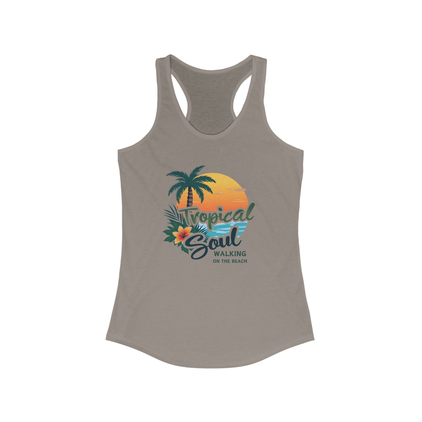 Tropical Soul Tank Top, Women's Beachwear, Summer Fashion, Vacation Outfit, Gift for Her, Boho Style, Tropical Vibes