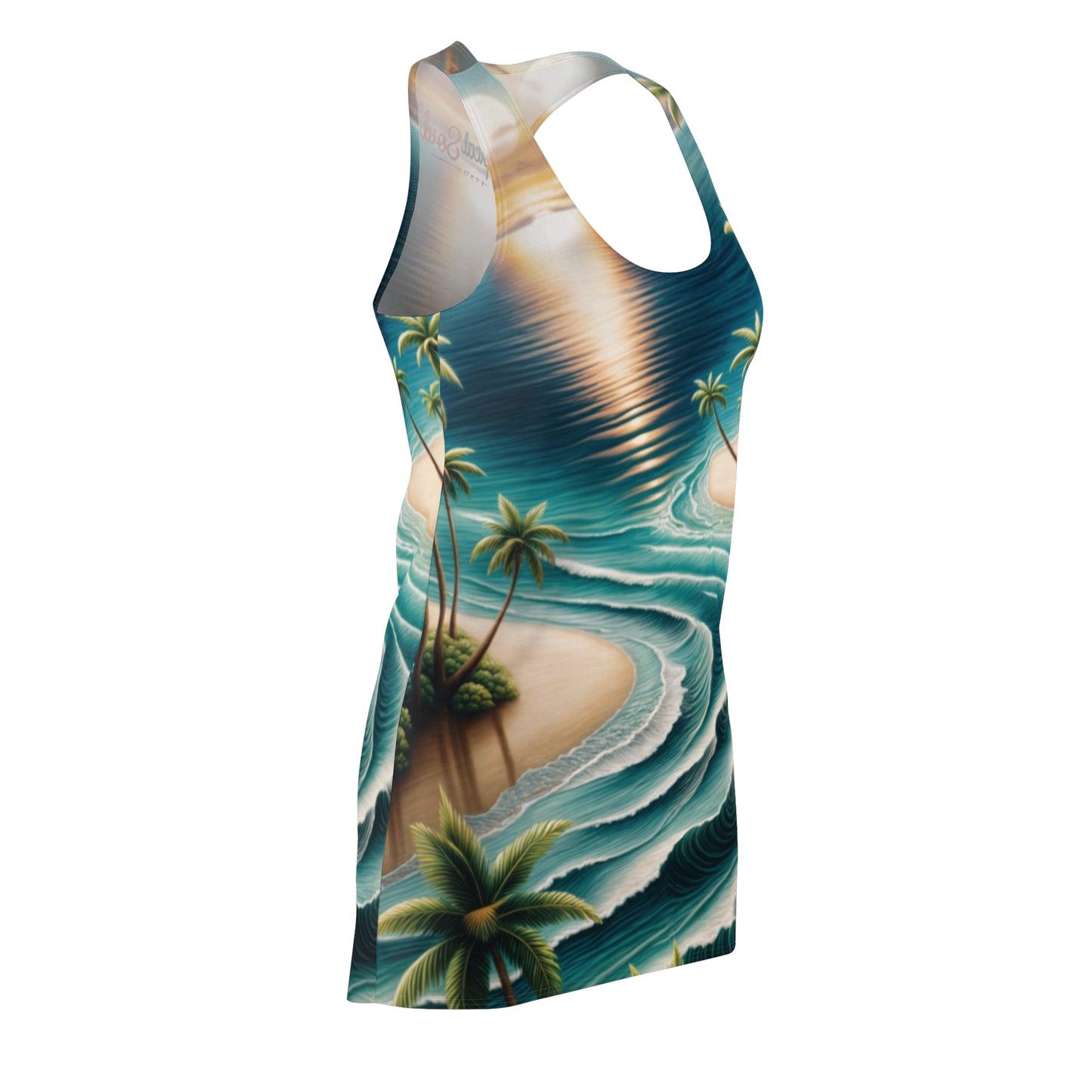 Women's Cut & Sew Racerback Dress (AOP). Tropical soul
