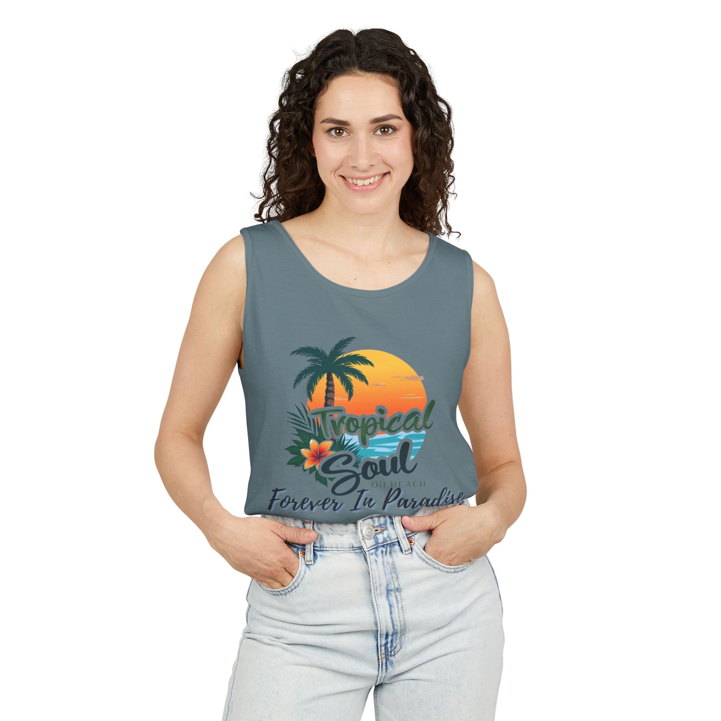 Tropical Soul Tank Top - Forever in Paradise Mood