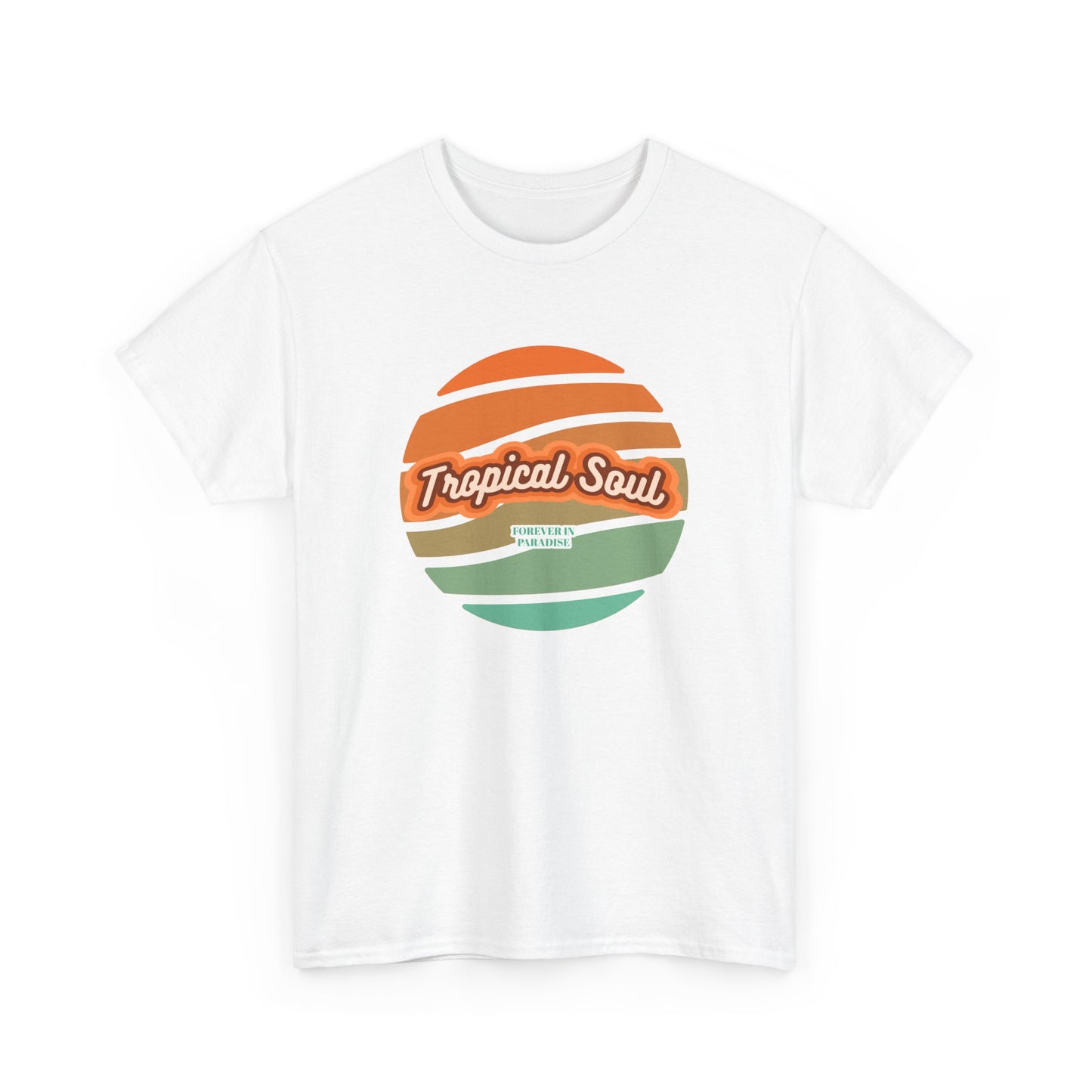 Unisex Heavy Cotton Tee. Tropical soul