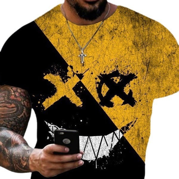 Fashion 3D Printed Full Body Pattern T-shirt