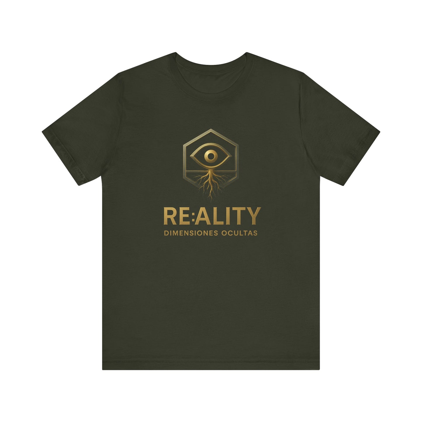 Mystical Eye Graphic Tee, Unisex Jersey Short Sleeve Tee, Reality Shirt, Gift for Spiritual Seekers, Unique Casual Wear