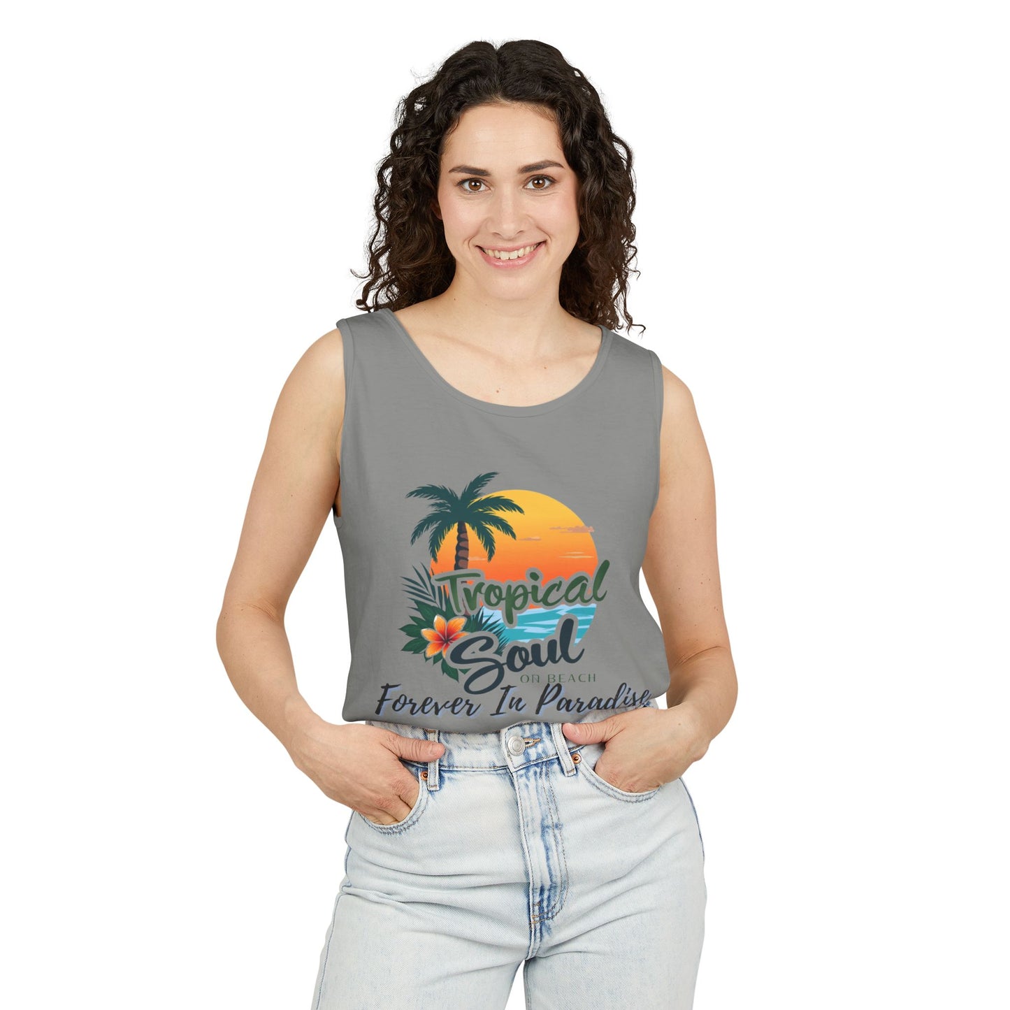 Tropical Soul Tank Top - Forever in Paradise Mood