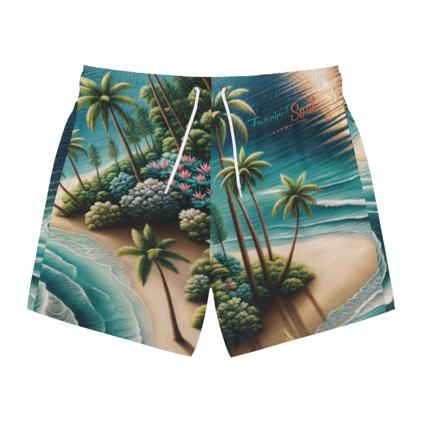 Swim Trunks (AOP). Tropical soul