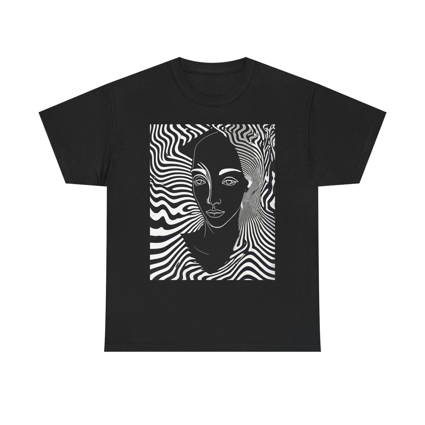 Stylish Graphic Tee for Art Lovers | Unisex Heavy Cotton Tee, Fashion Statement, Unique Gift, Everyday Wear, Trendy Apparel, Artistic Design