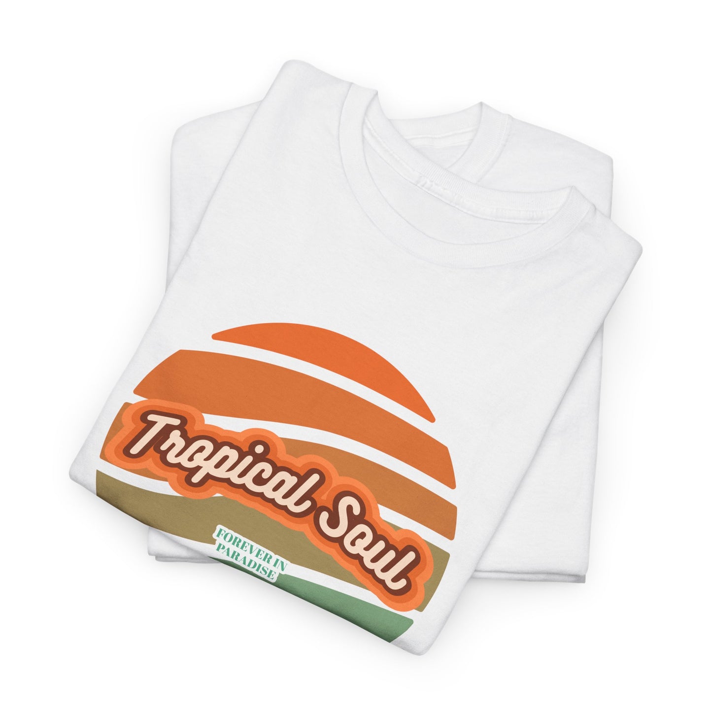 Unisex Heavy Cotton Tee. Tropical soul