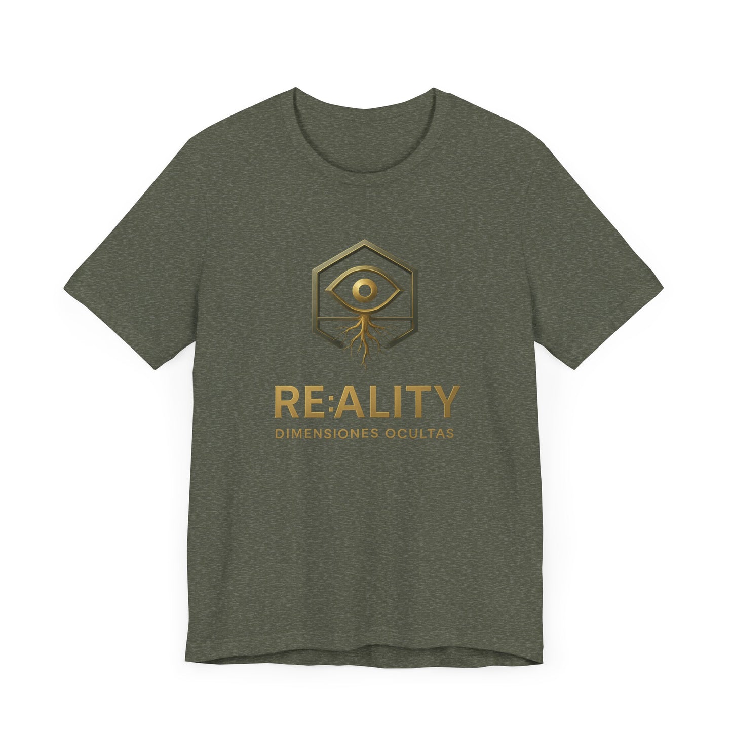 Mystical Eye Graphic Tee, Unisex Jersey Short Sleeve Tee, Reality Shirt, Gift for Spiritual Seekers, Unique Casual Wear