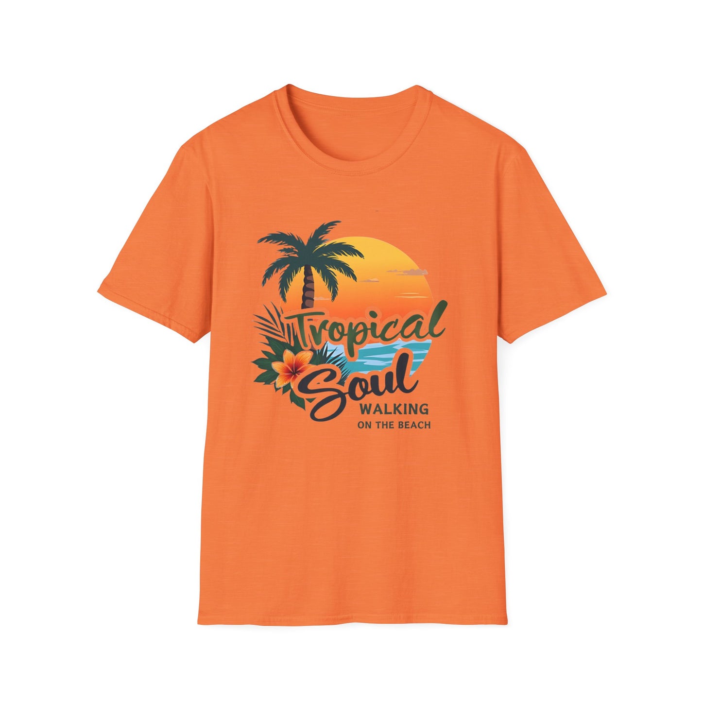 Tropical Soul T-Shirt | Relaxed Beach Vibe | Perfect Gift for Vacationers, Summer Parties, Beach Lovers, and Tropical Getaways