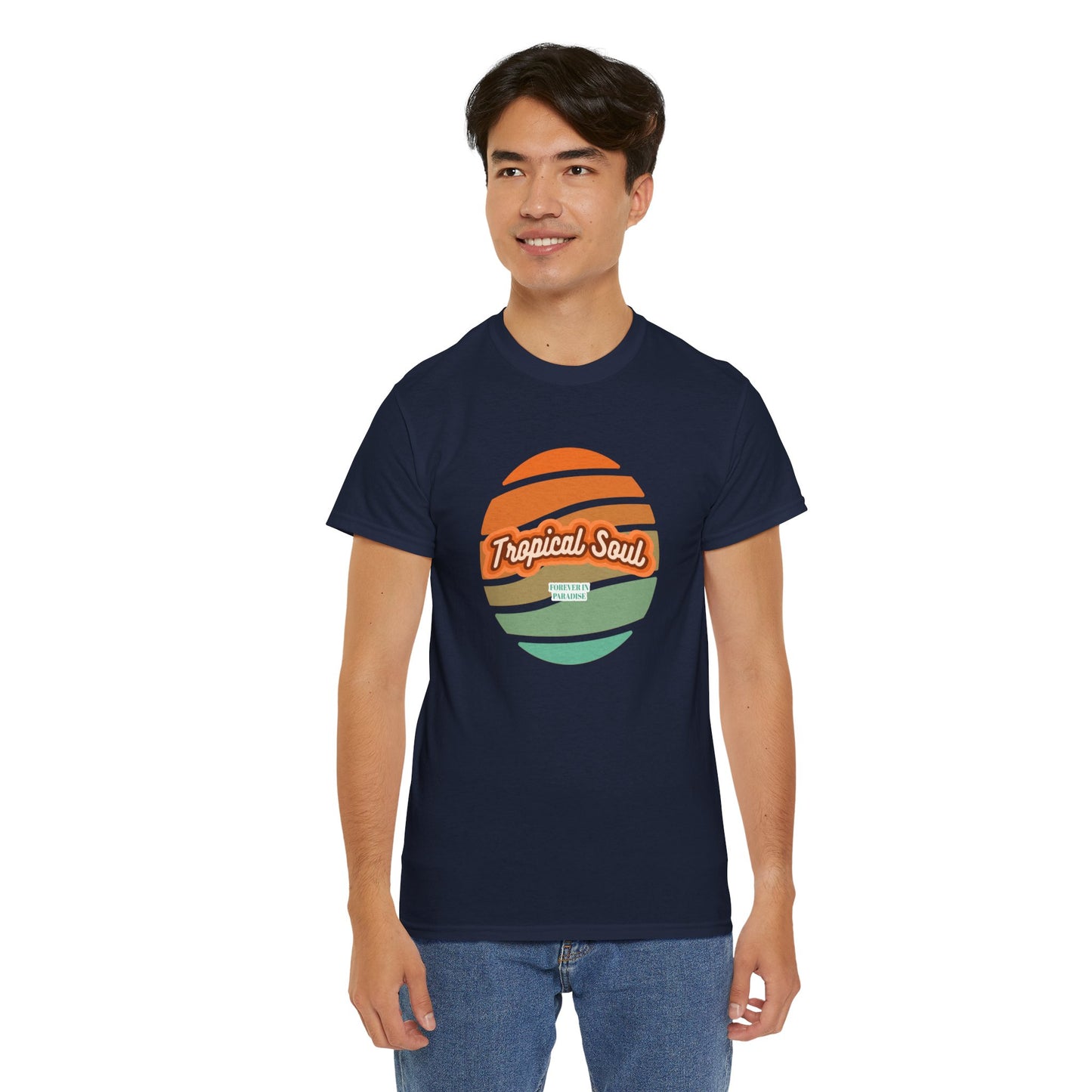 Unisex Heavy Cotton Tee. Tropical soul