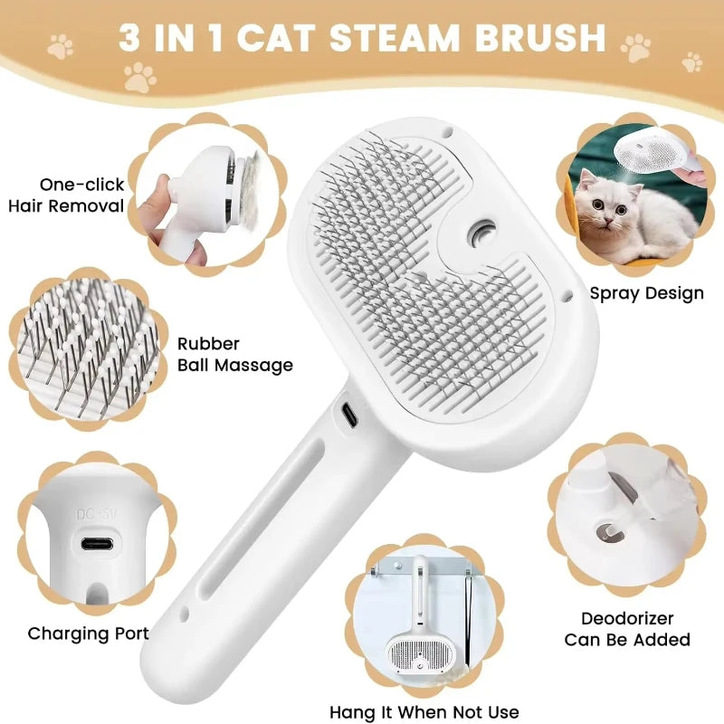 Pet FurEase Comb – Spray, Comb, Shed-Free!