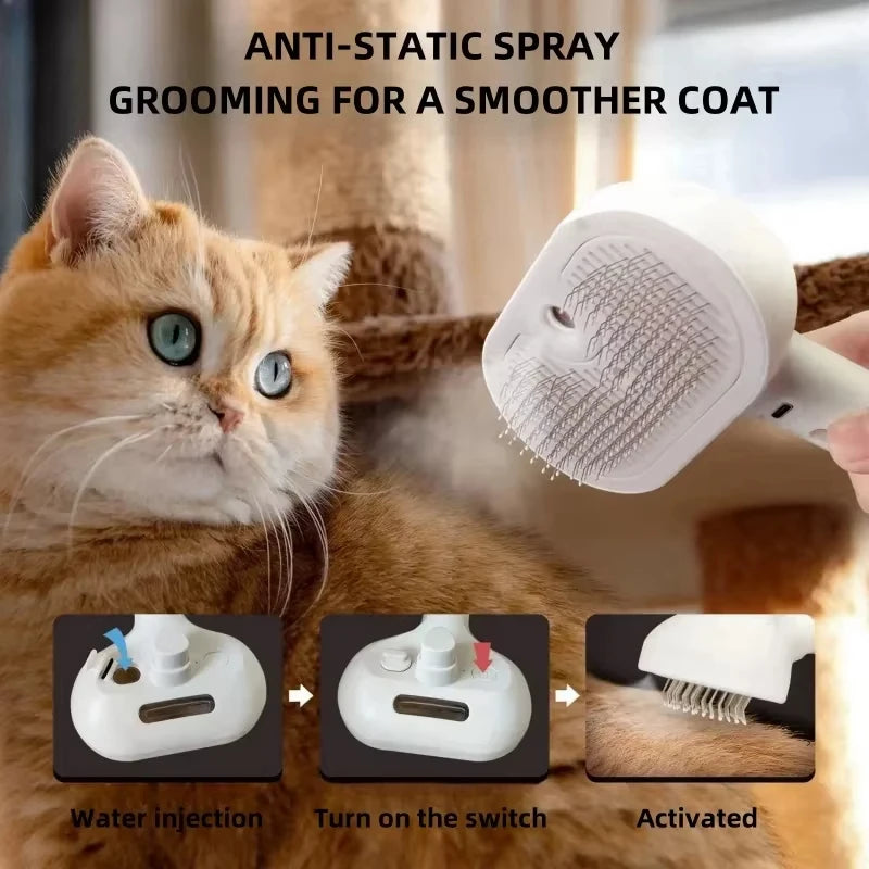 Pet FurEase Comb – Spray, Comb, Shed-Free!