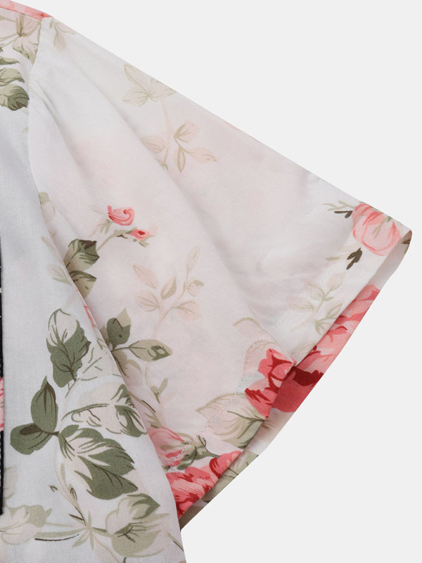 Hawaiian Style Digital Printing Short Sleeve Shirt Men's Shirts