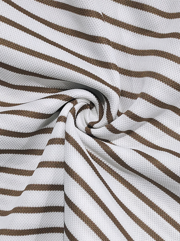 Long Sleeve Henley Shirt Casual Horizontal Striped Henley T-Shirt for men
