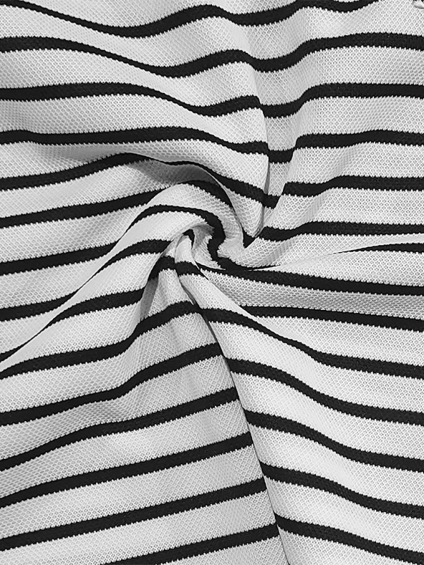 Long Sleeve Henley Shirt Casual Horizontal Striped Henley T-Shirt for men
