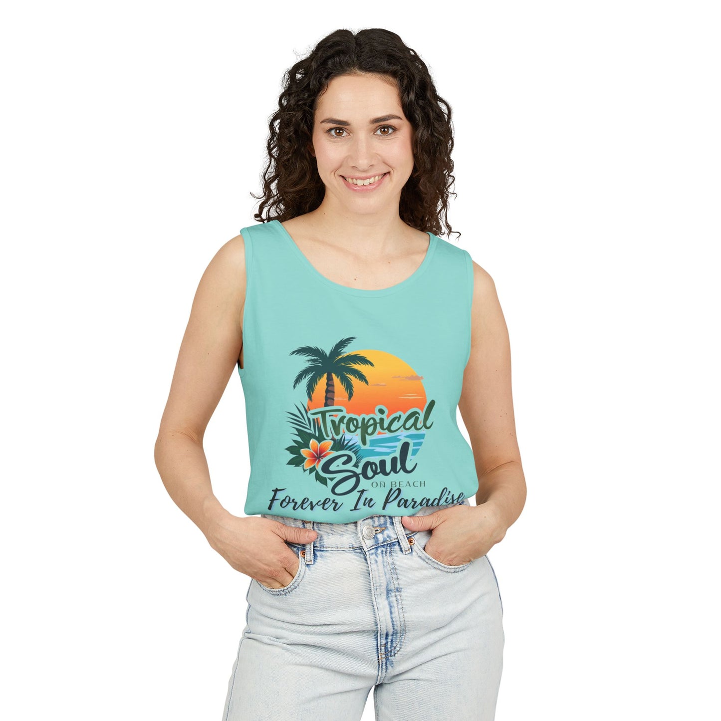 Tropical Soul Tank Top - Forever in Paradise Mood