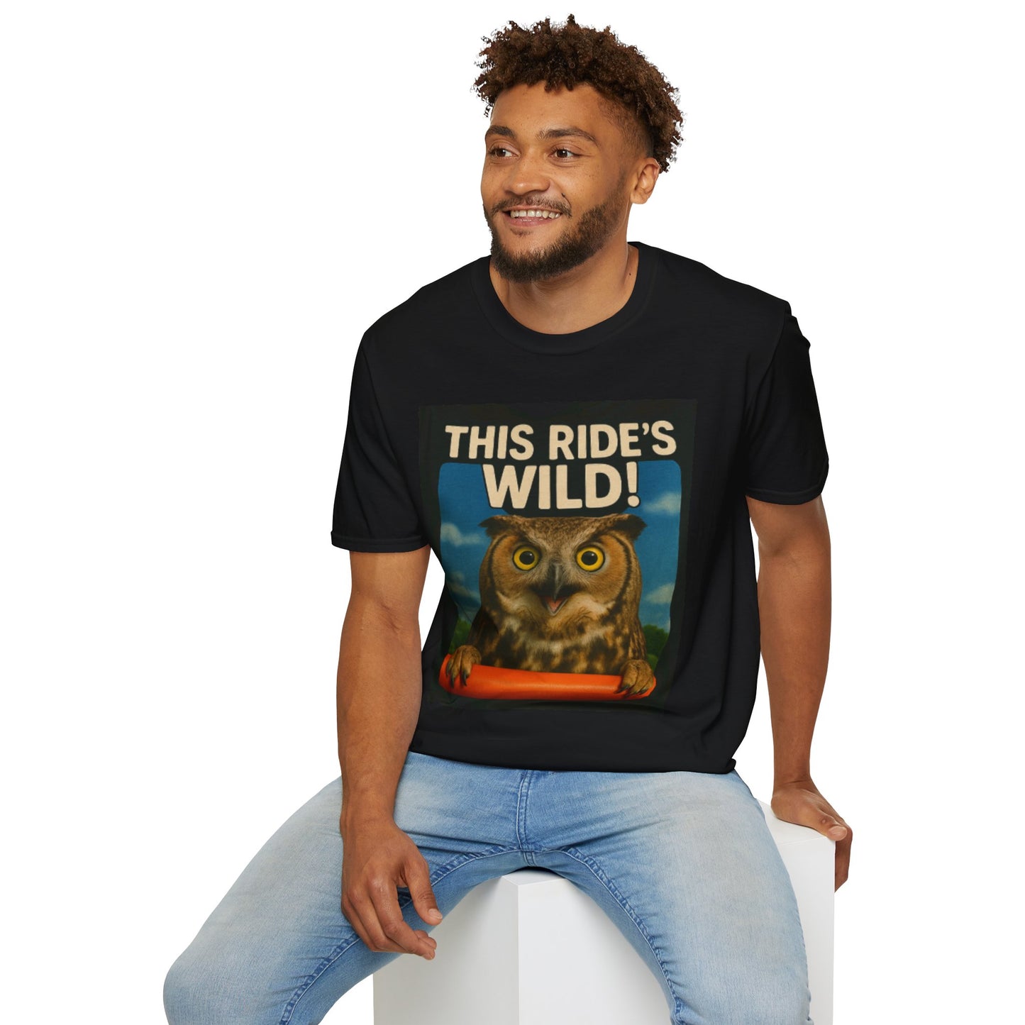 Wild Owl T-Shirt - Fun Graphic Tee for Nature Lovers, Gifts for Adventurers, Unisex Shirt, Perfect for Casual Outings, Eco-Friendly Fashion