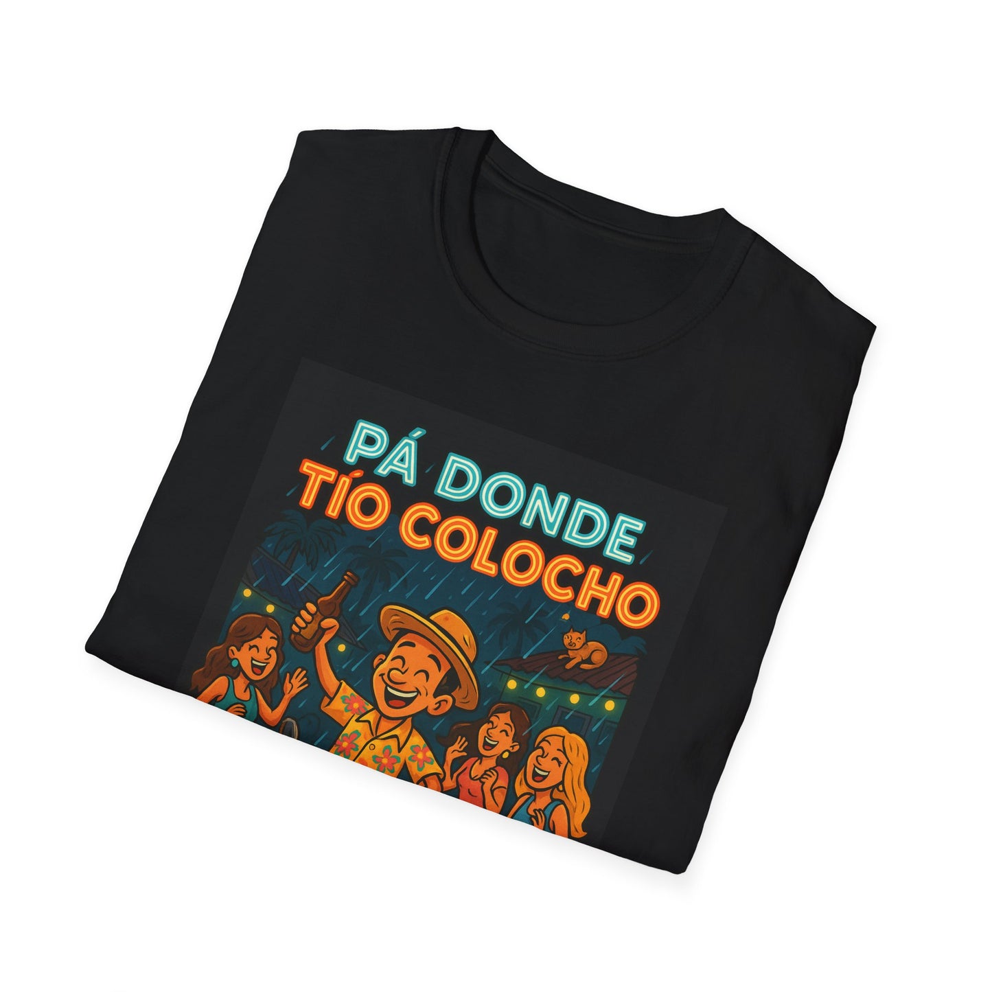 Vibrant Graphic T-Shirt, Fun Party Shirt, Summer Festival Tee, Gift for Music Lovers, Retro Style Apparel
